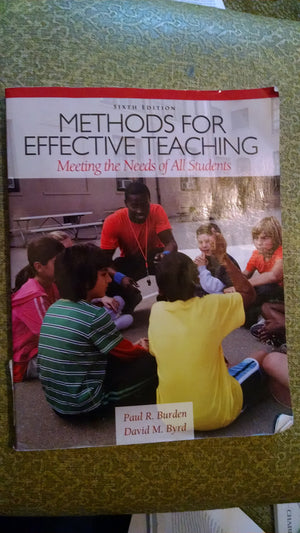 Methods for Effective Teaching: Meeting the Needs of All Students (6th Edition),Used