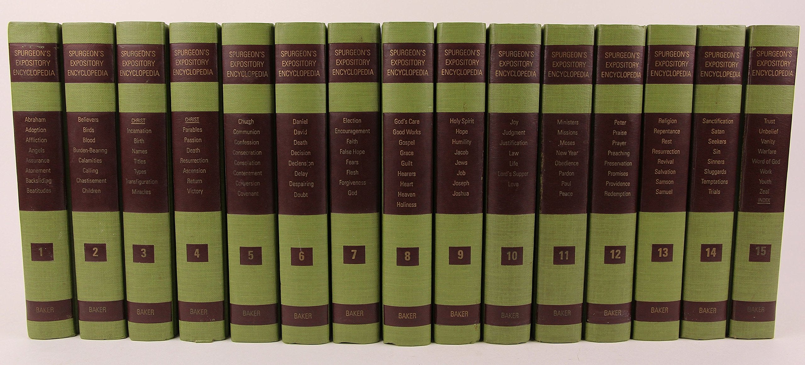 Spurgeon's Expository Encyclopedia Volumes 115,Used
