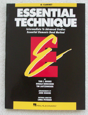 Essential Technique: Intermediate to Advanced Studies, Essential Elements Band Method,Bb Clarinet,Used
