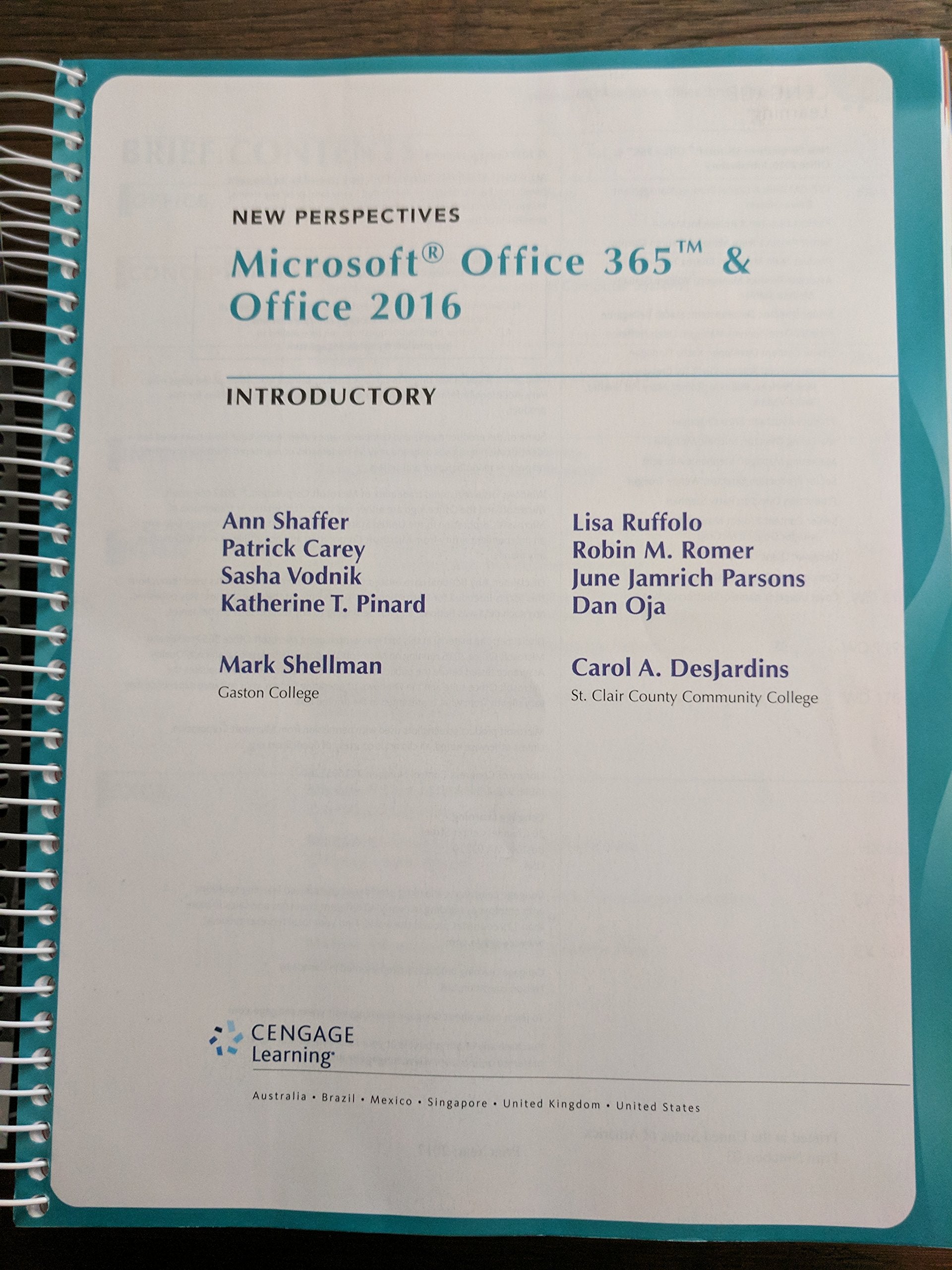New Perspectives Microsoftoffice 365 & Office 2016: Introductory, Spiral Bound Version,Used