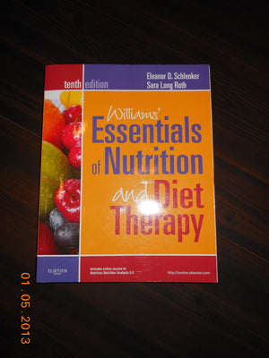 Williams' Essentials of Nutrition and Diet Therapy (Williams' Essentials of Nutrition & Diet Therapy),Used