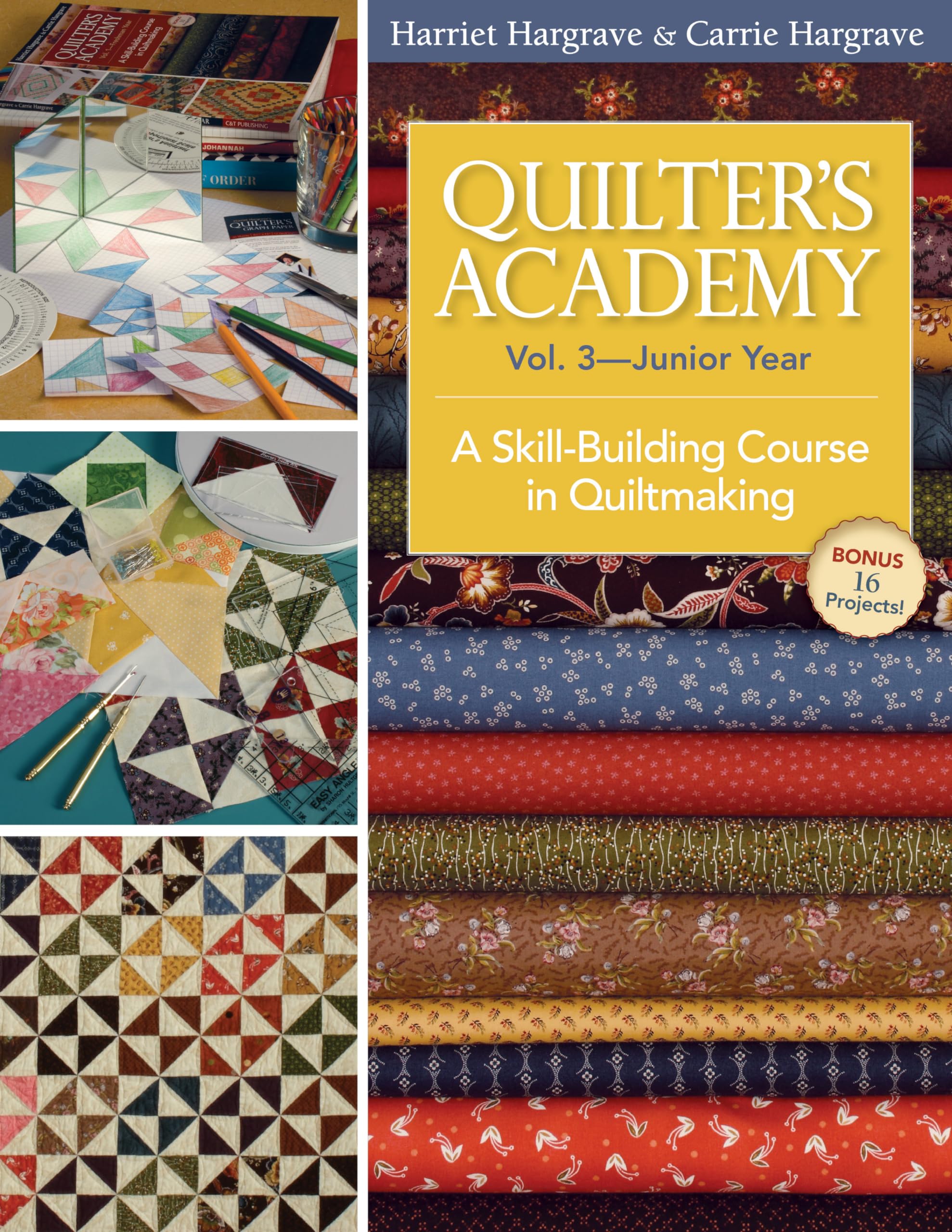 Quilter'S Academy Vol. 3  Junior Year: A Skillbuilding Course In Quiltmaking