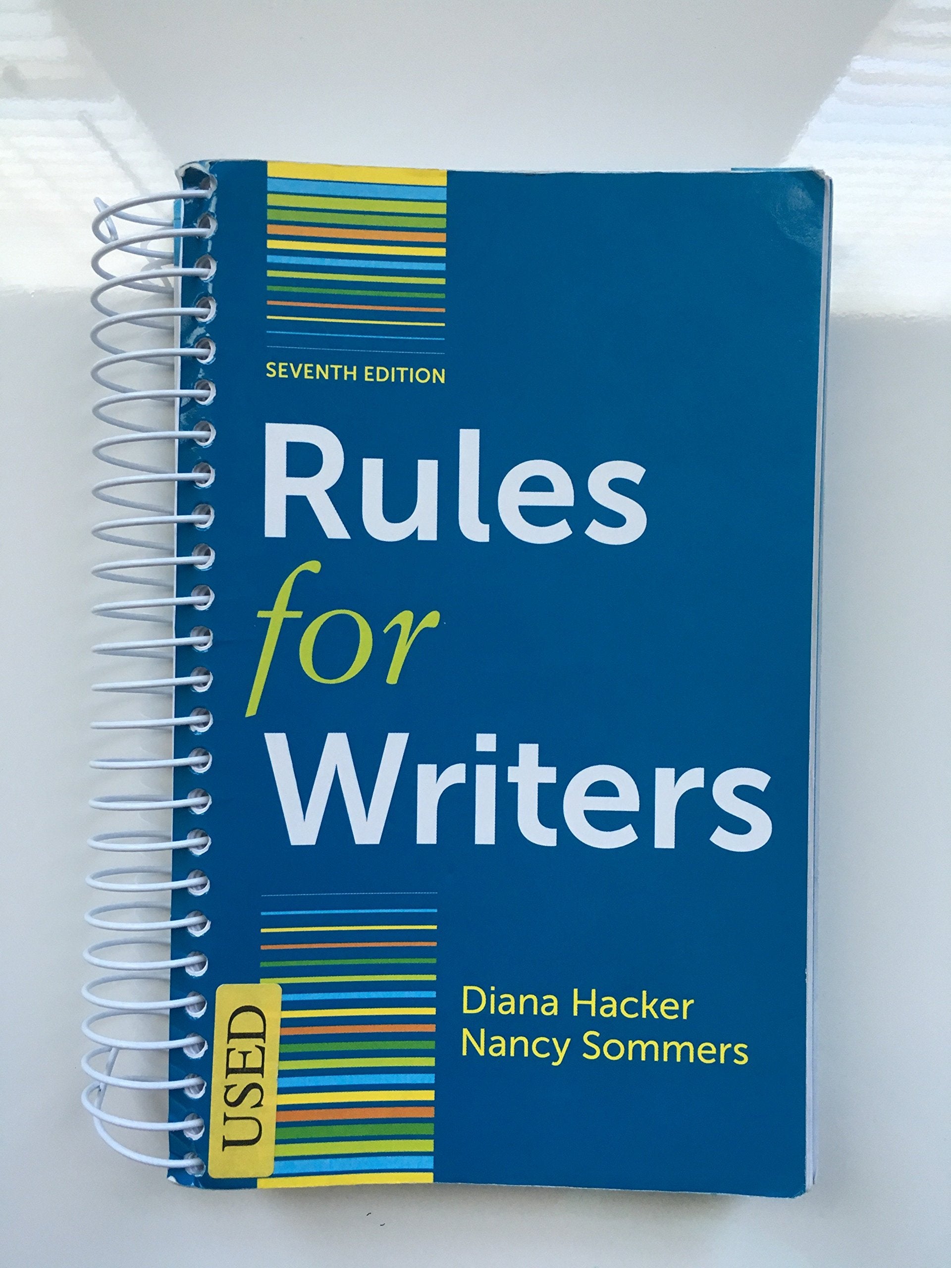 Rules for Writers, 7th Edition,Used