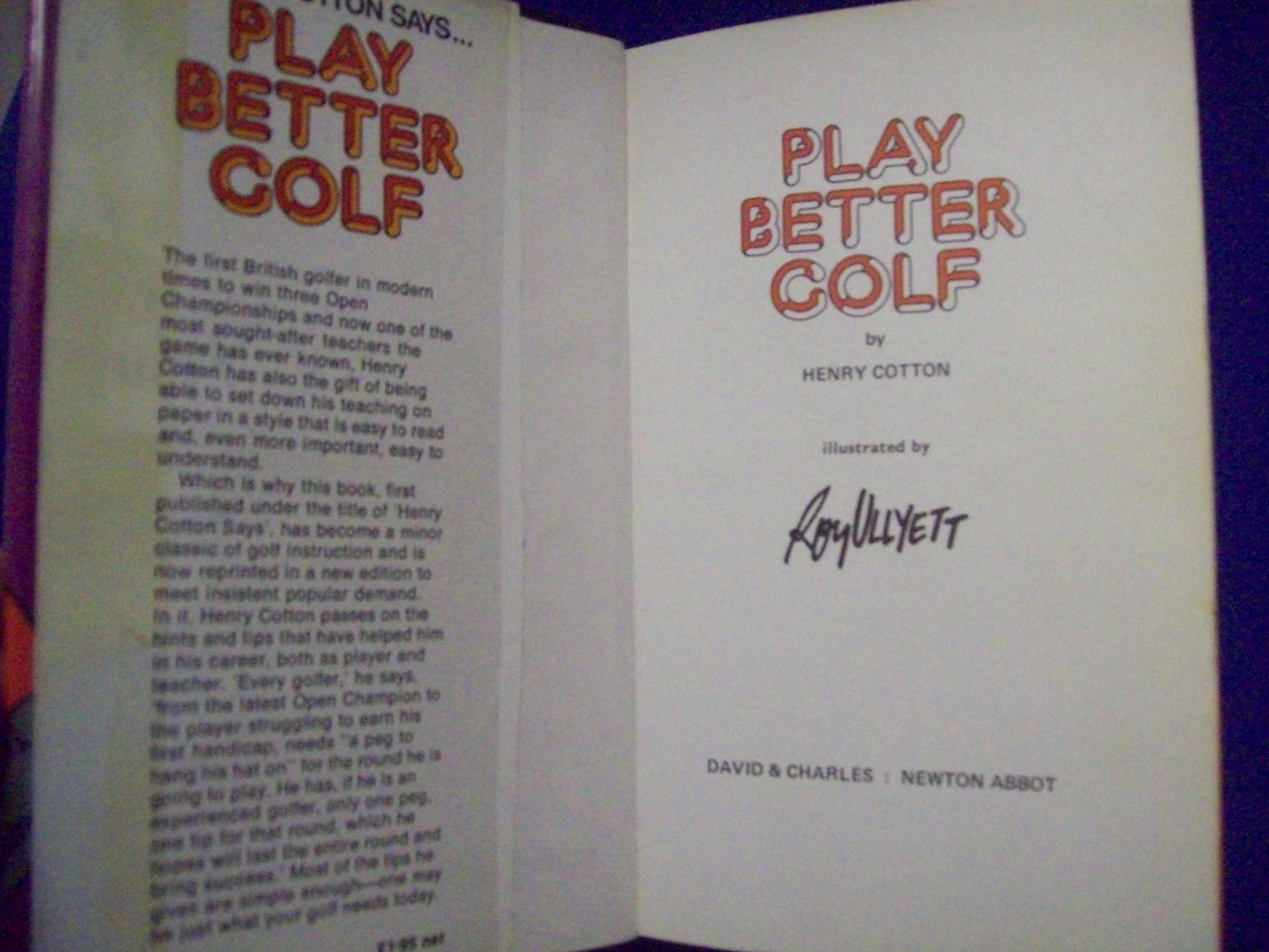 Play Better Golf,Used