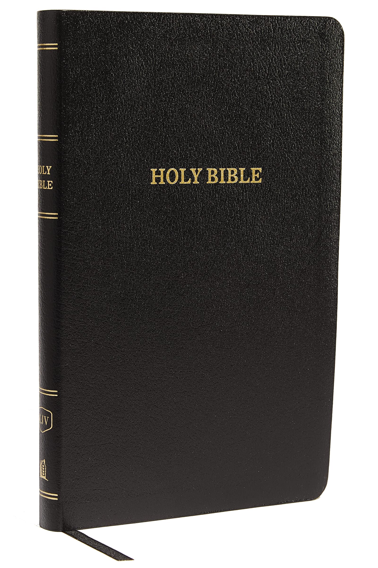 Kjv Holy Bible: Thinline With Cross References, Black Bonded Leather, Red Letter, Comfort Print: King James Version