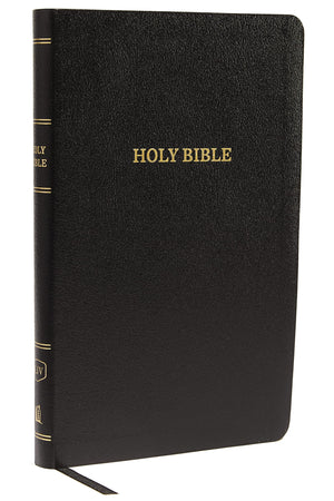 Kjv Holy Bible: Thinline With Cross References, Black Bonded Leather, Red Letter, Comfort Print: King James Version
