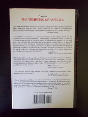 The Tempting Of America (The Political Seduction of the Law),Used
