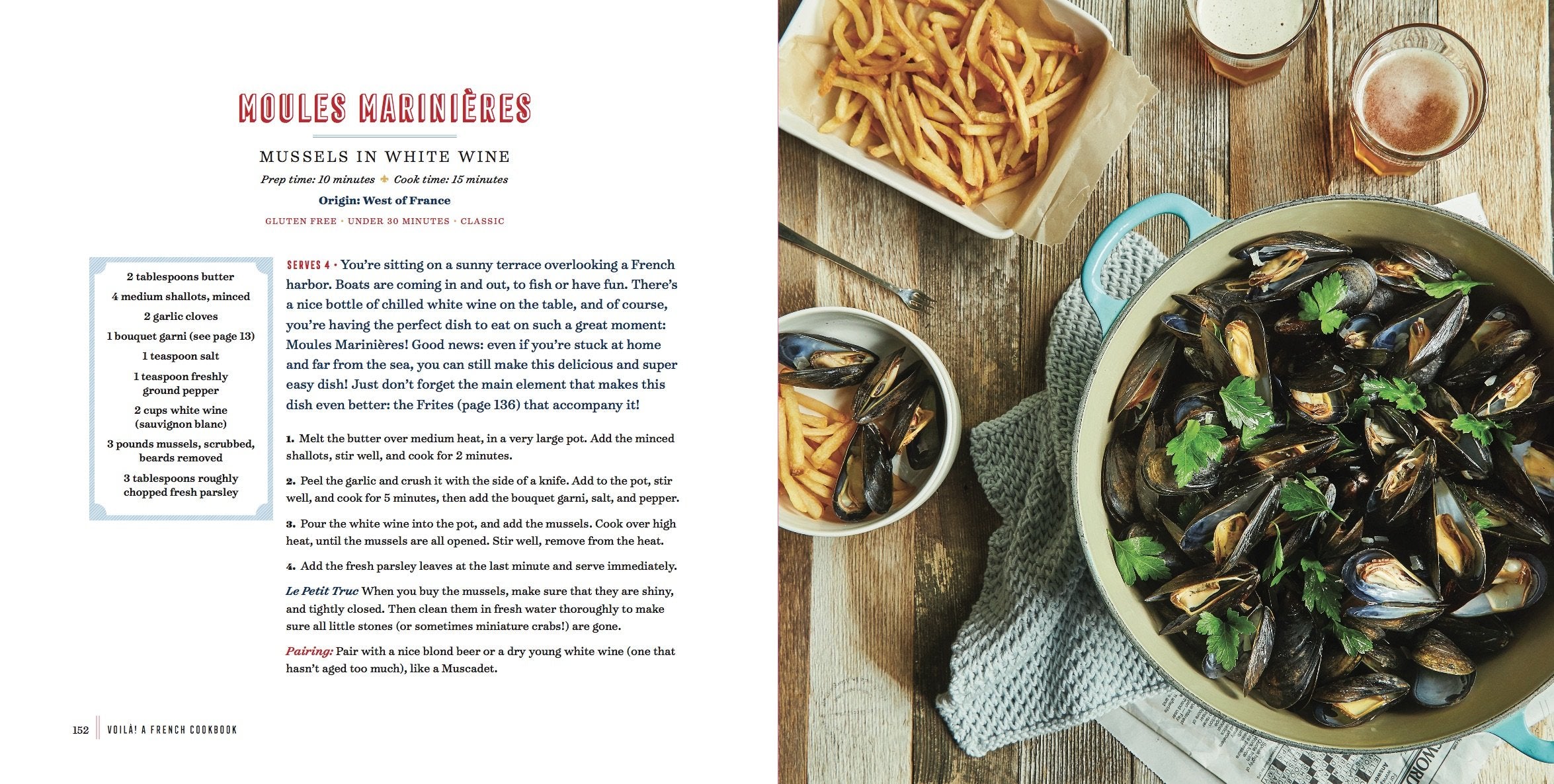 Voil!: The Effortless French Cookbook: Easy Recipes to Savor the Classic Tastes of France,New