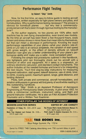 Performance flight testing (Modern aviation series),Used
