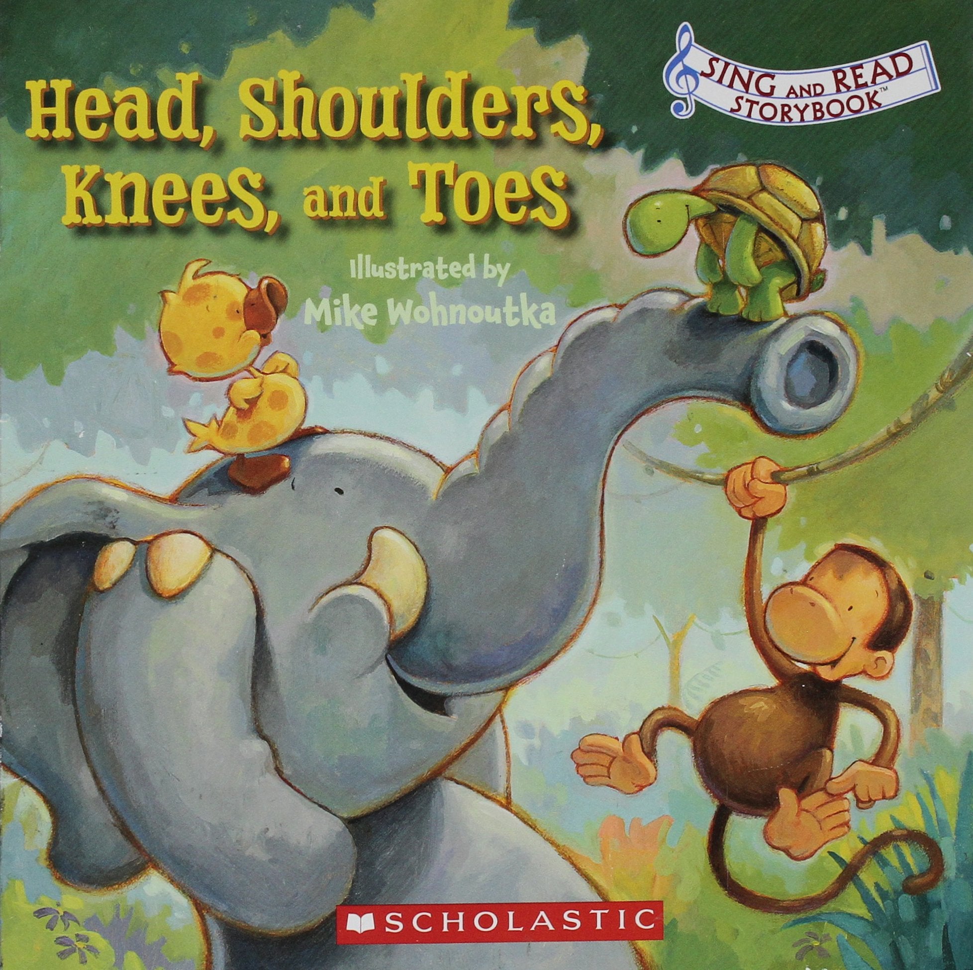 Head, Shoulders, Knees, And Toes (Sing And Read Storybook)-used