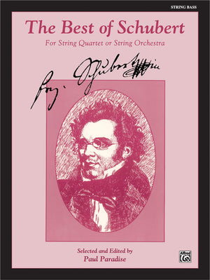 The Best of Schubert (For String Quartet or String Orchestra): String Bass,Used