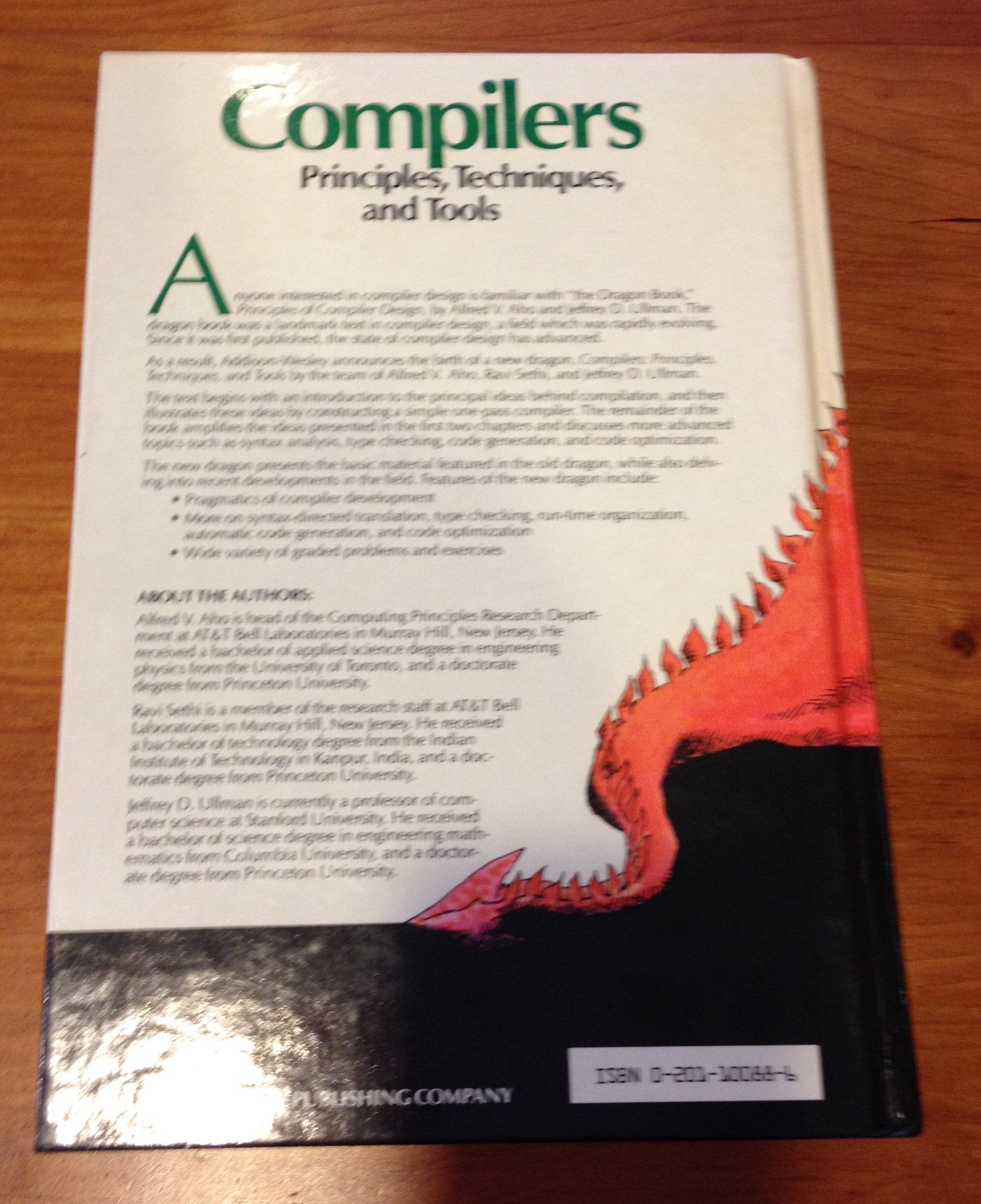 Compilers: Principles, Techniques, And Tools-new