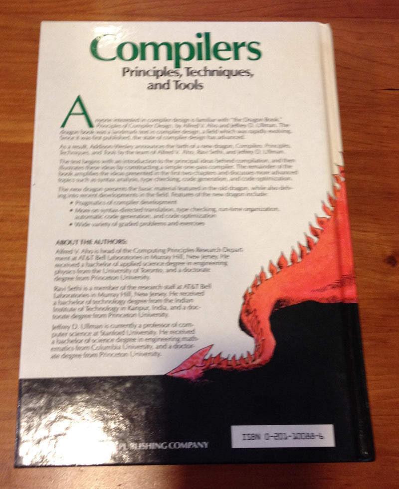 Compilers: Principles, Techniques, and Tools,Used