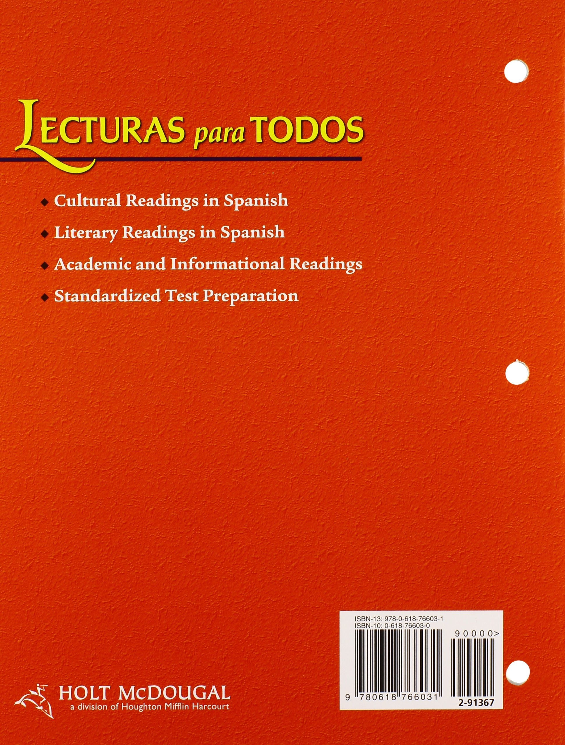 Lecturas Para Todos (Student) (-new,New