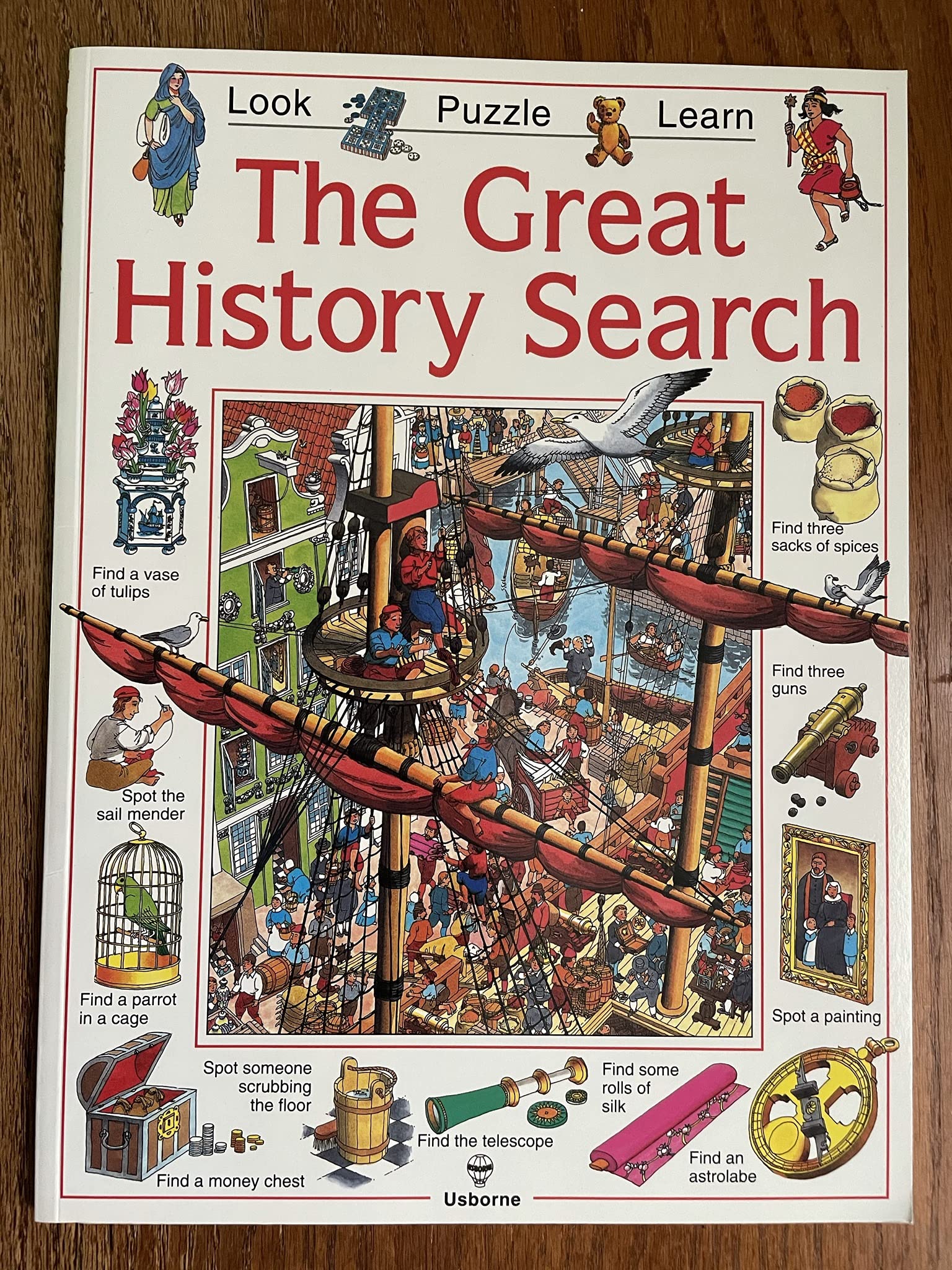 The Great History Search (Look, Puzzle, Learn Series),Used