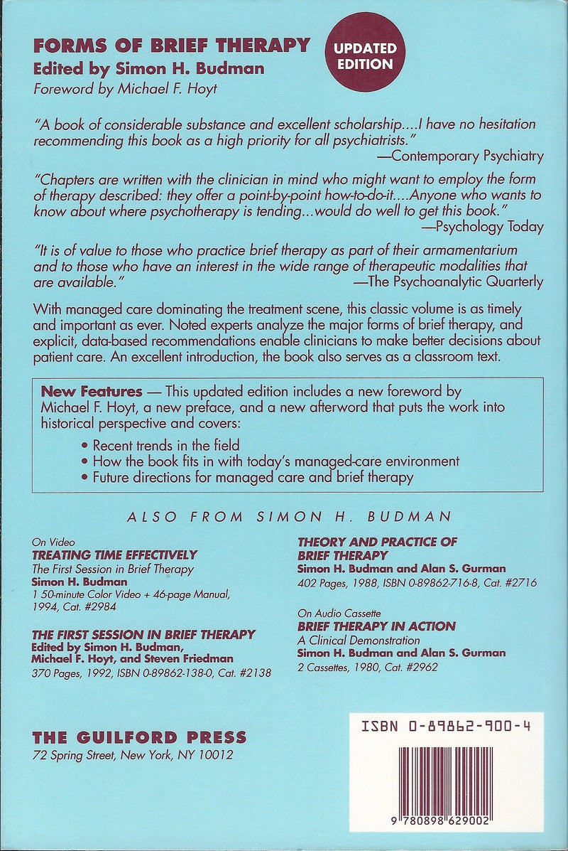 Forms of Brief Therapy,Used