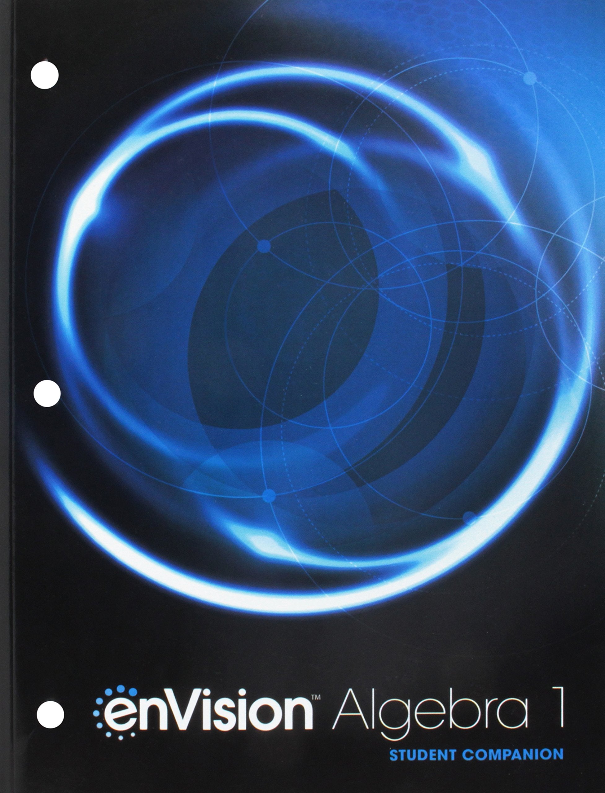 Envision Aga Common Core Student Companion Algebra 1 Grade 8/9 Copyright2018-new