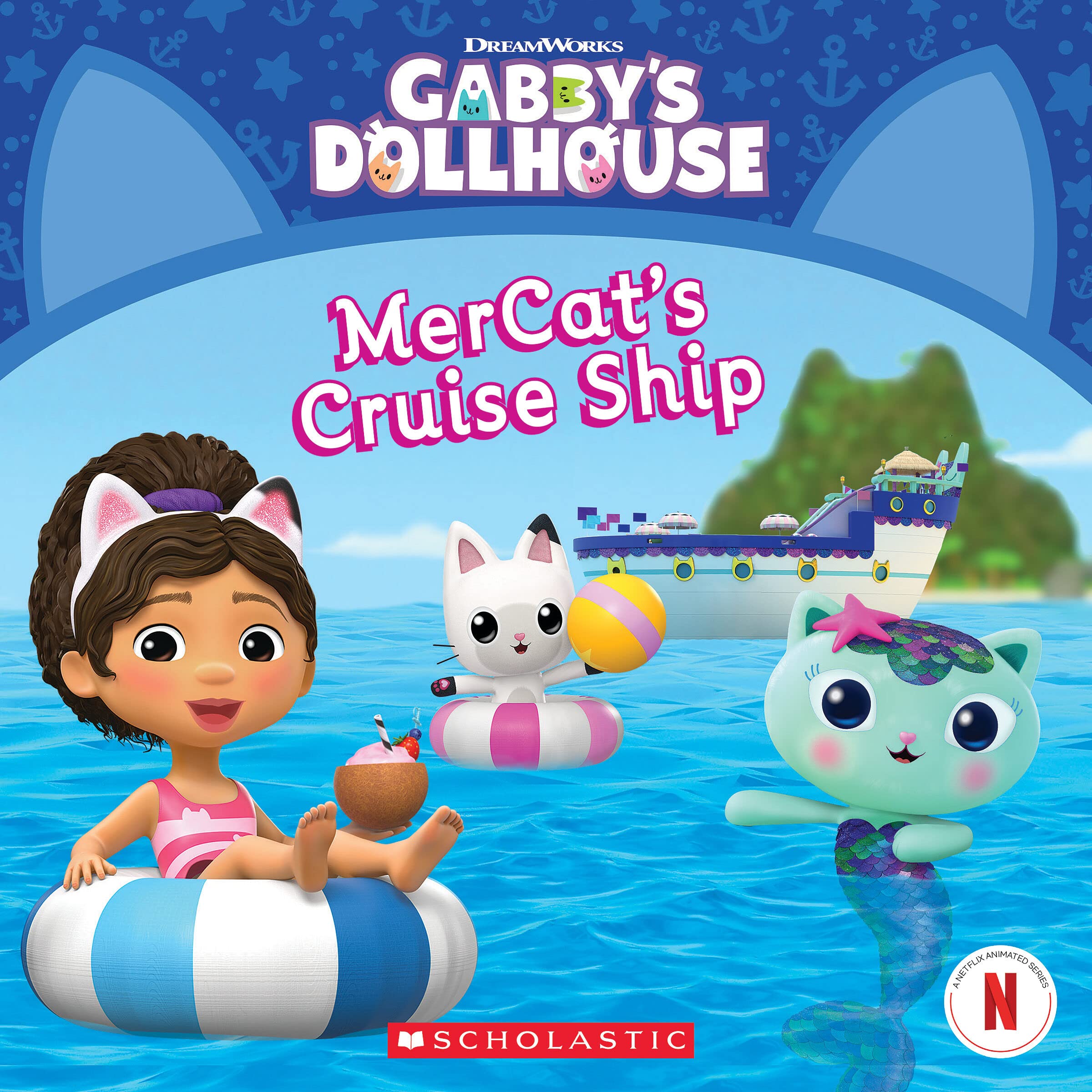 Mercat'S Cruise Ship (Gabby'S Dollhouse Storybook),New