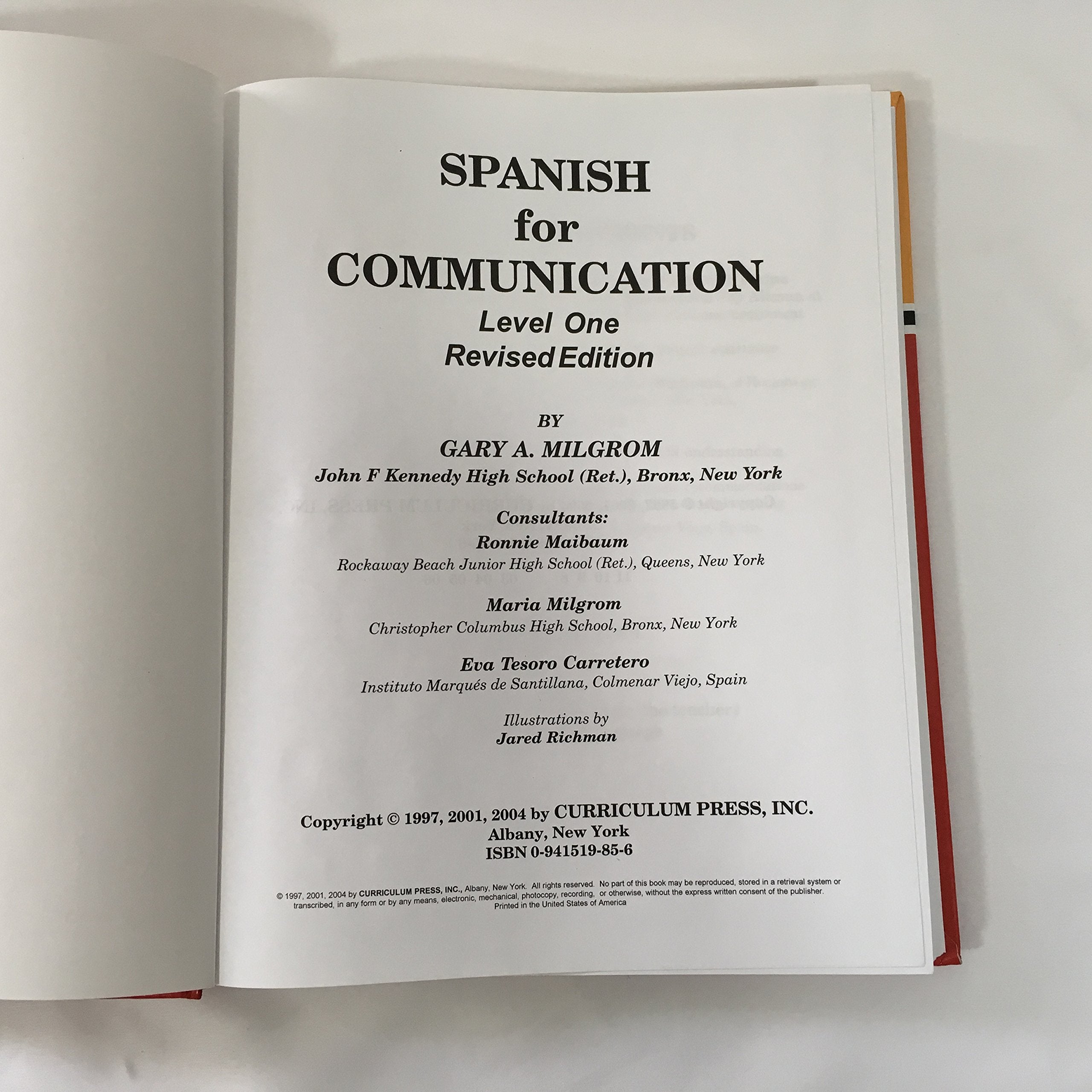 Spanish For Communication Level I (Spanish Edition),Used