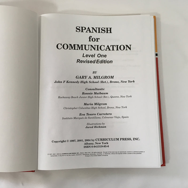 Spanish For Communication Level I (Spanish Edition),Used