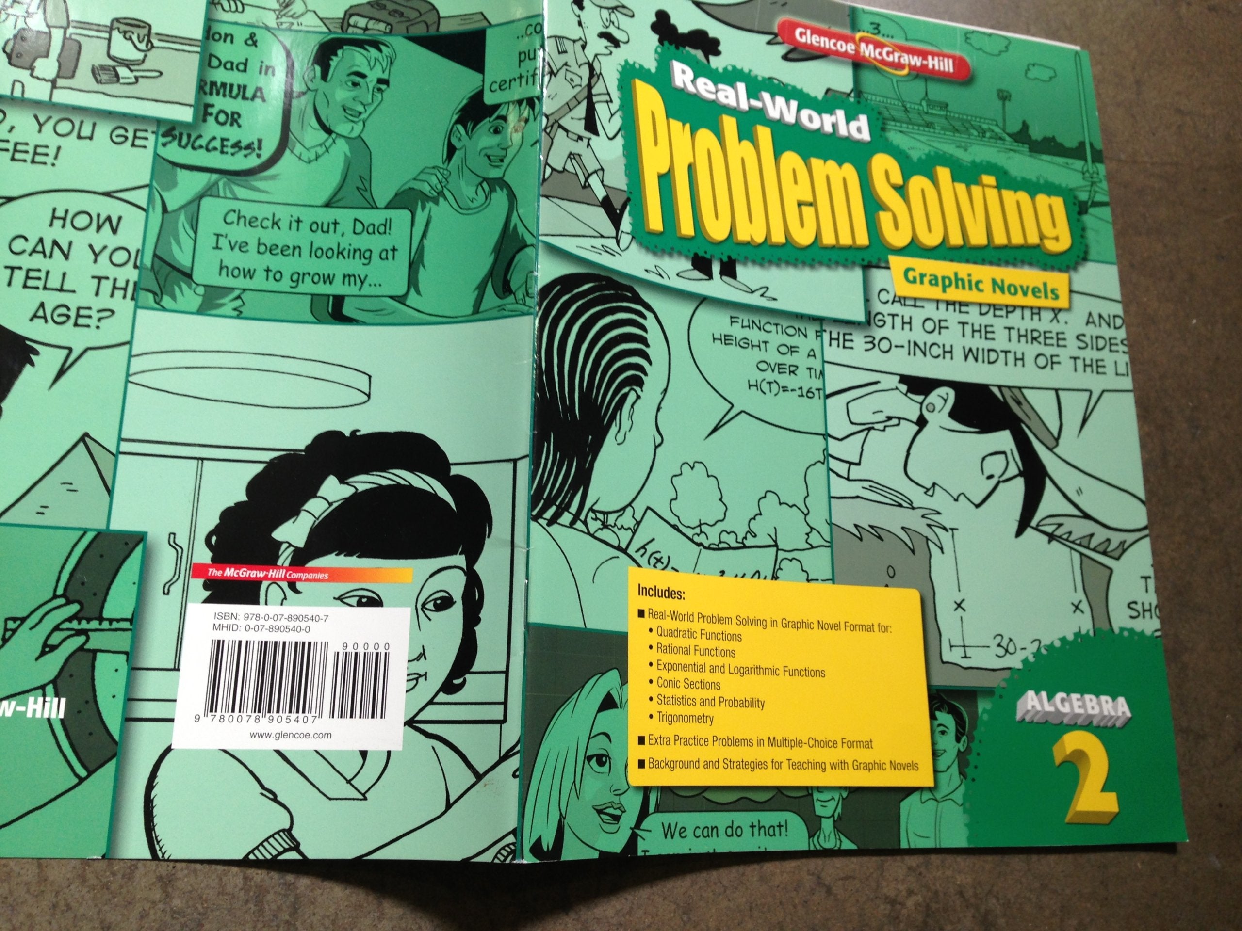 Realworld Problem Solving Graphic Novels Algebra 2-new