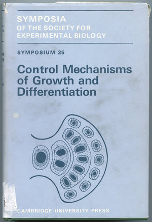 Control Mchnsms Growth Difftn (Society for Experimental Biology Symposia),Used