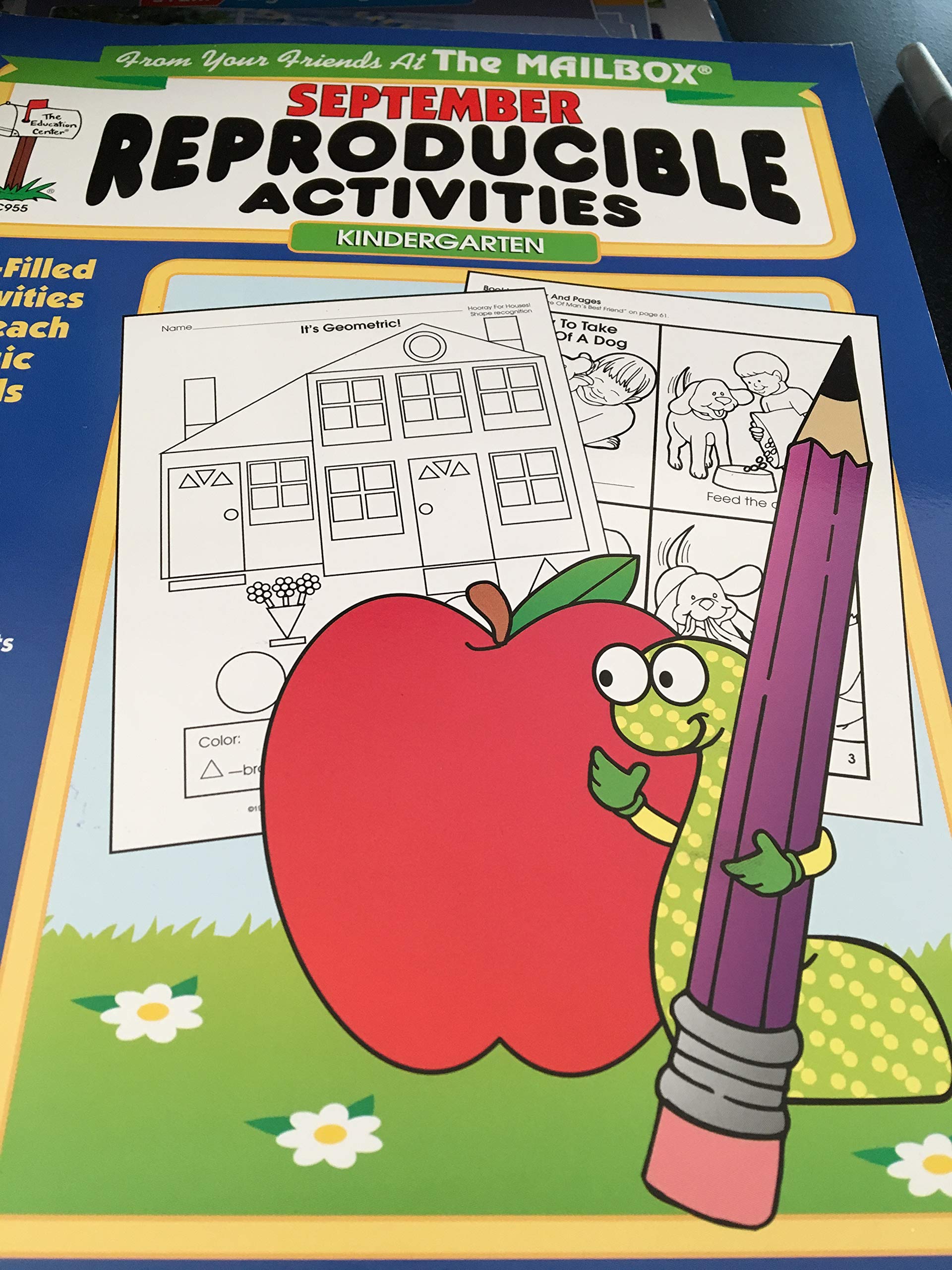 September Reproducible Activities, Kindergarten [Paperback] By Angie Kutzer,Used