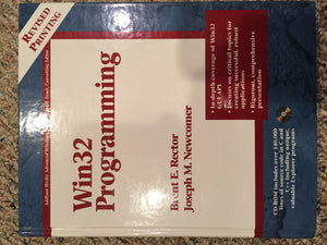 Win32 Programming (AddisonWesley Advanced Windows Series)(2 Vol set),Used