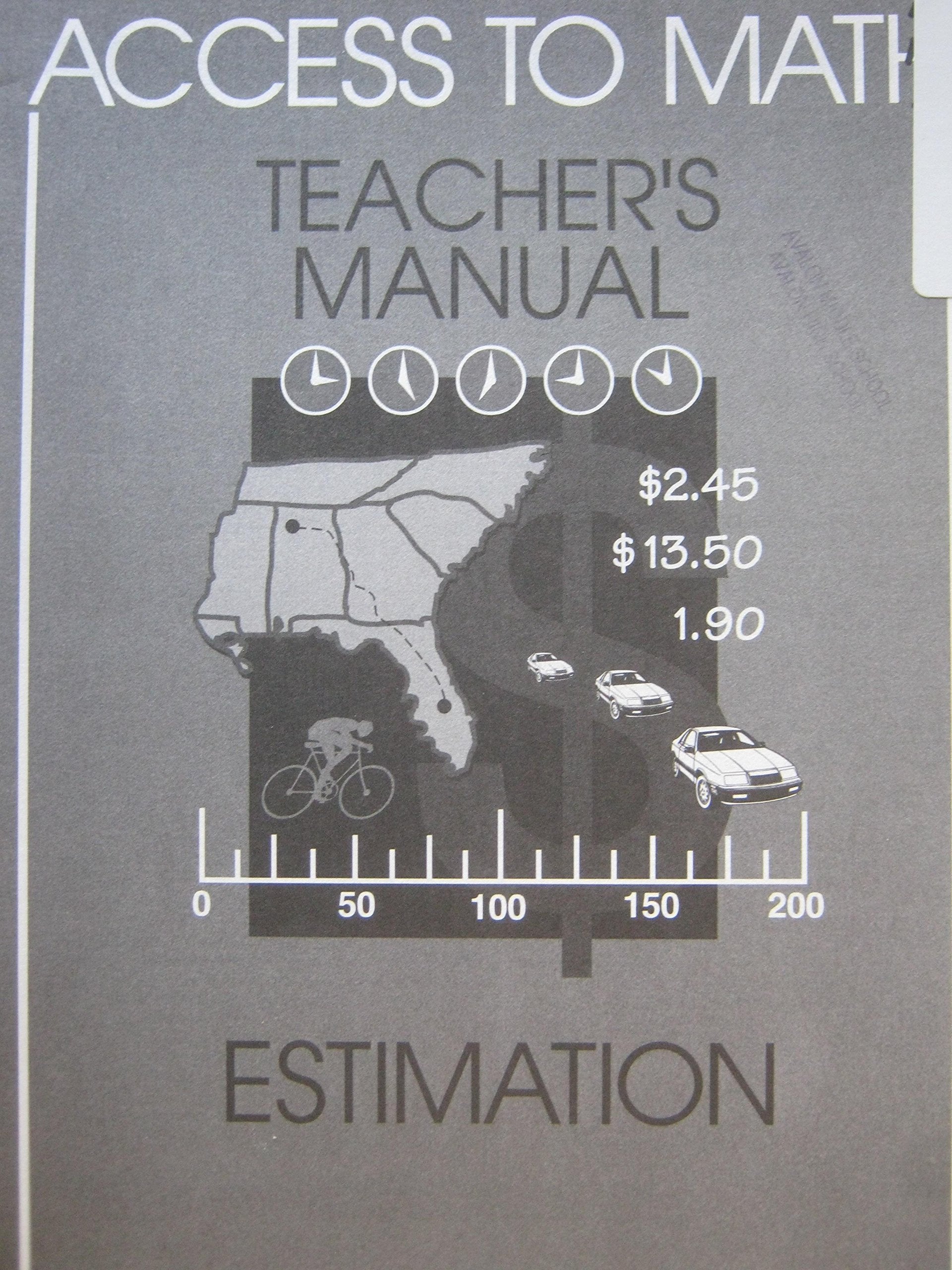 Access to Math: Estimation Trm 96c,Used