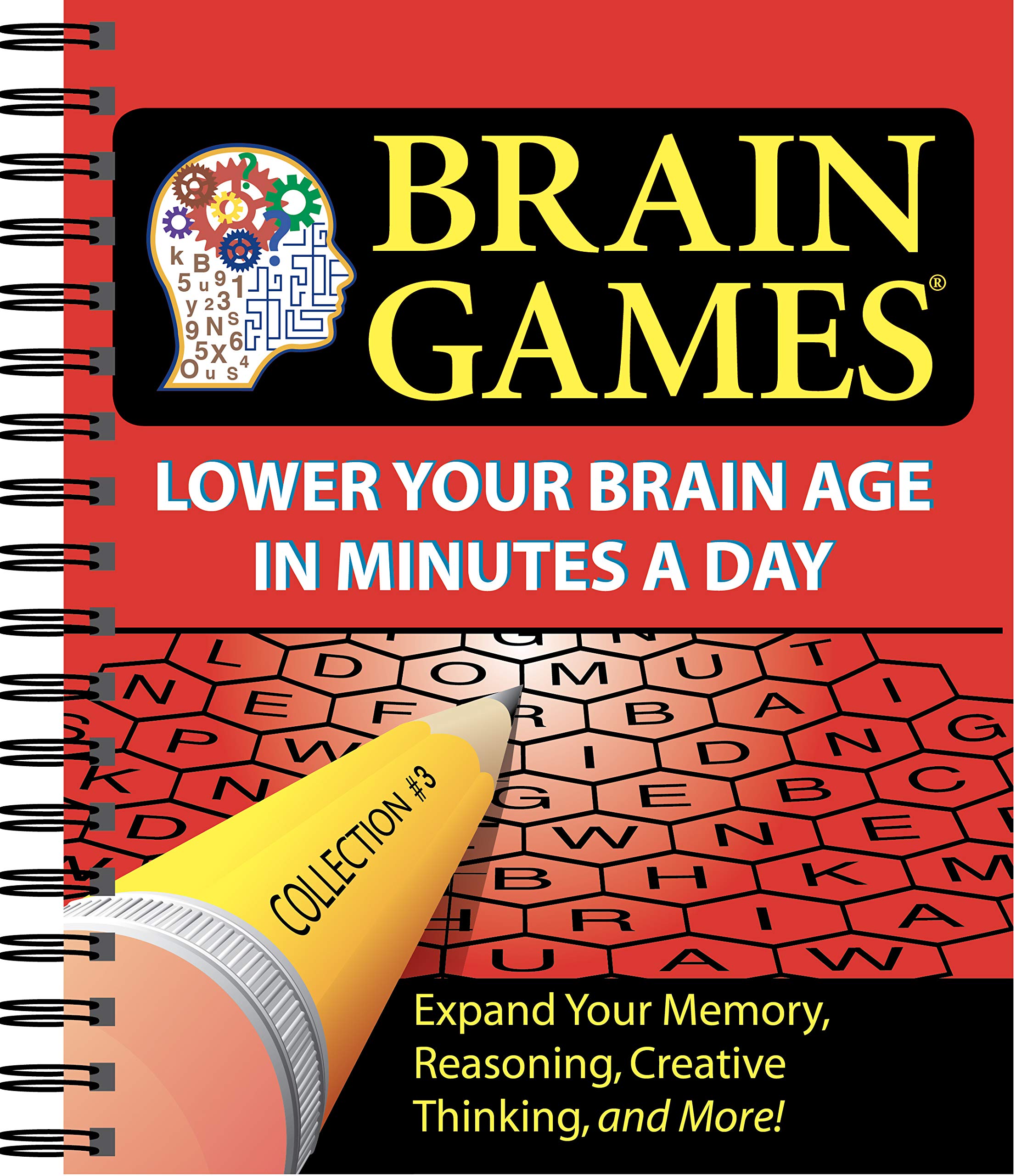 Brain Games #3: Lower Your Brain Age in Minutes a Day (Volume 3),Used