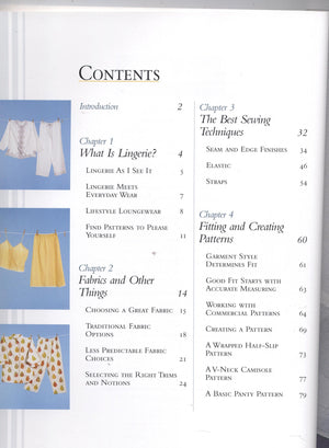 Sewing Lingerie That Fits: Stylish Underwear, Sleepwear and Loungewear for Everyday Living,Used