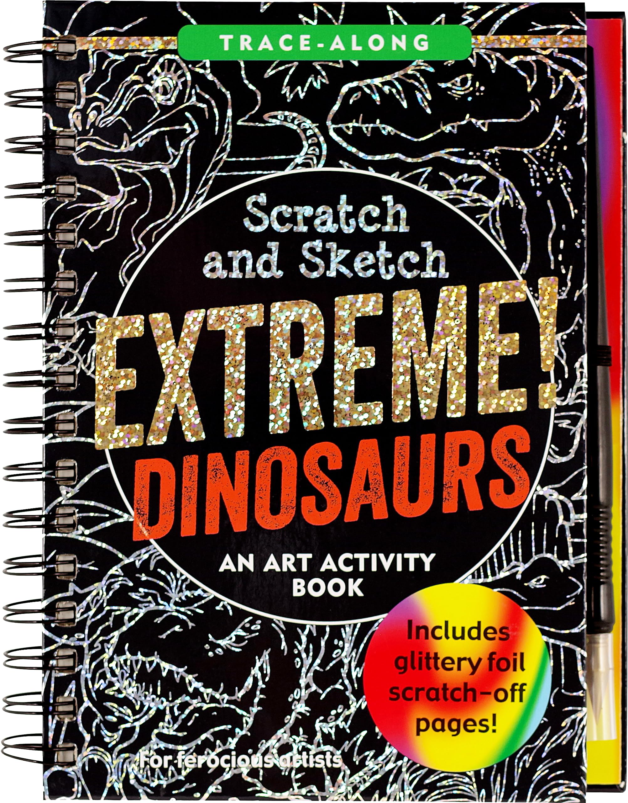 Scratch & Sketch Extreme Dinosaurs (Trace Along),Used