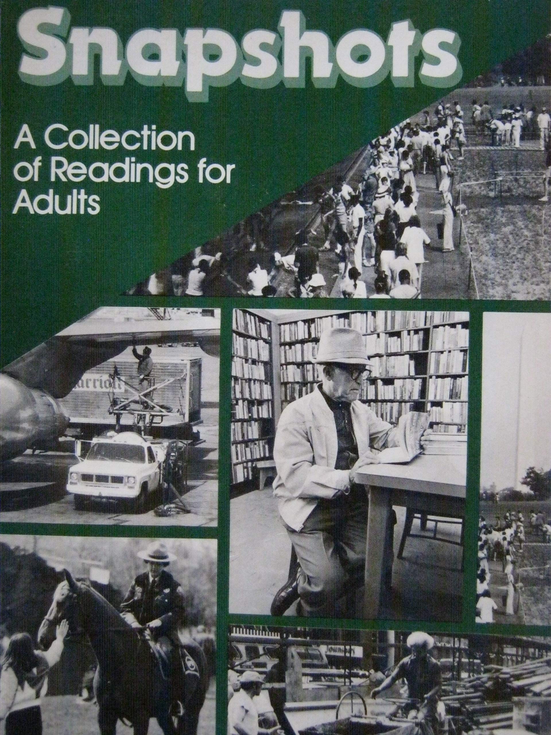 Snapshots: A Collection of Readings for Adults Rl7,Used