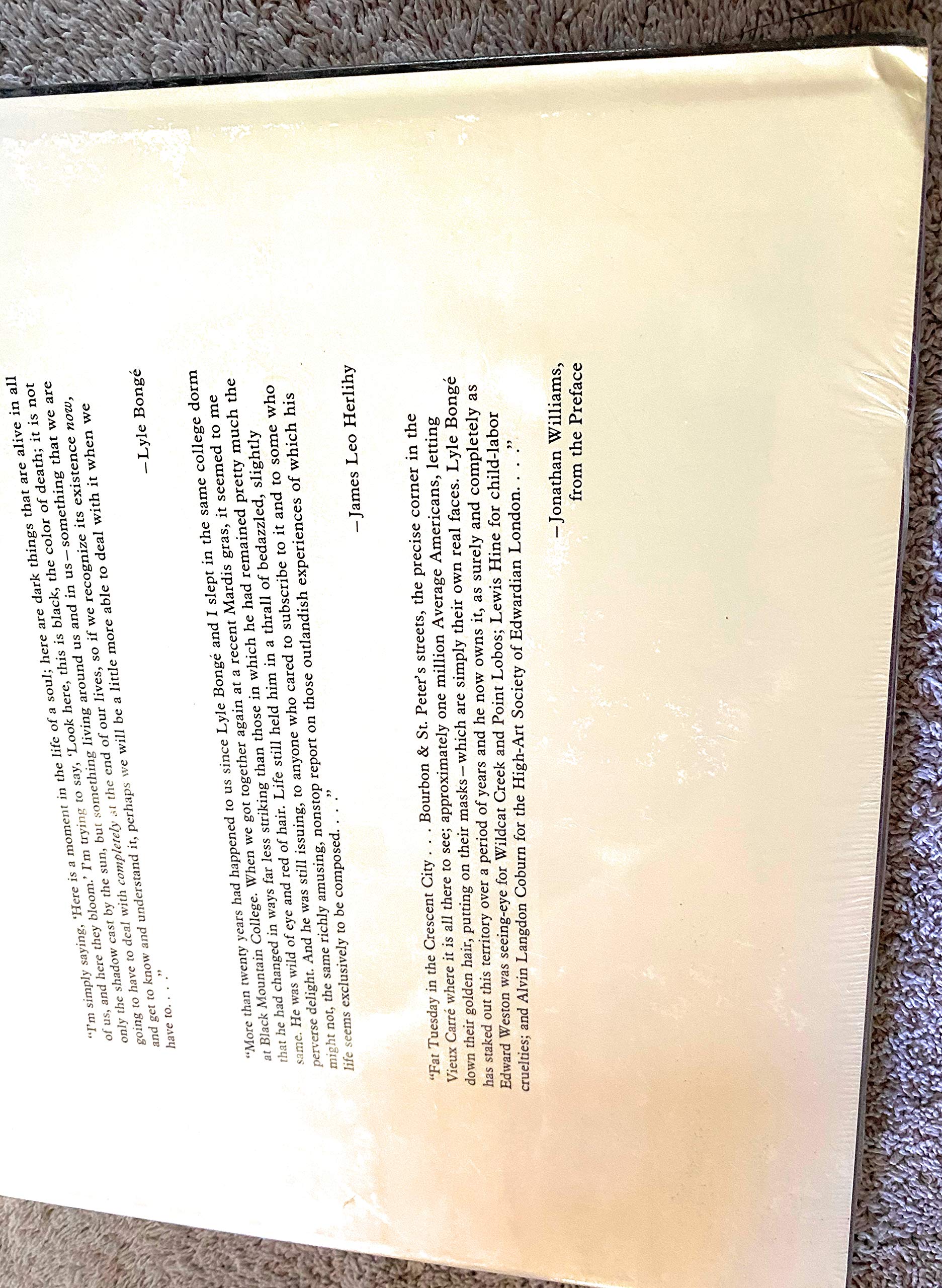 The Sleep of Reason: Lyle Bonge's Ultimate AshHauling Mardi Gras Photographs (Jargon (Jargon Society), 77.),Used