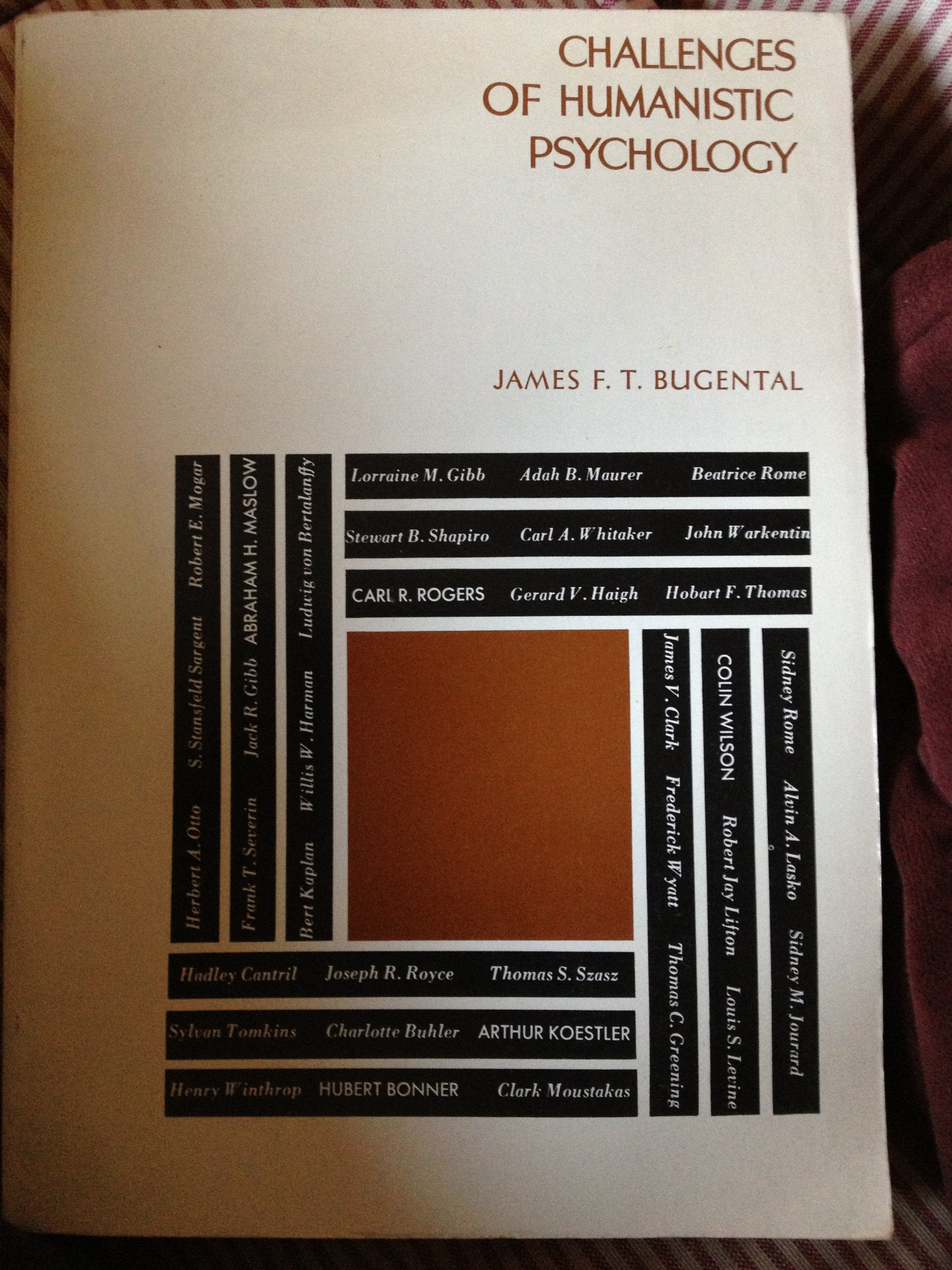 Challenges Of Humanistic Psychology,New