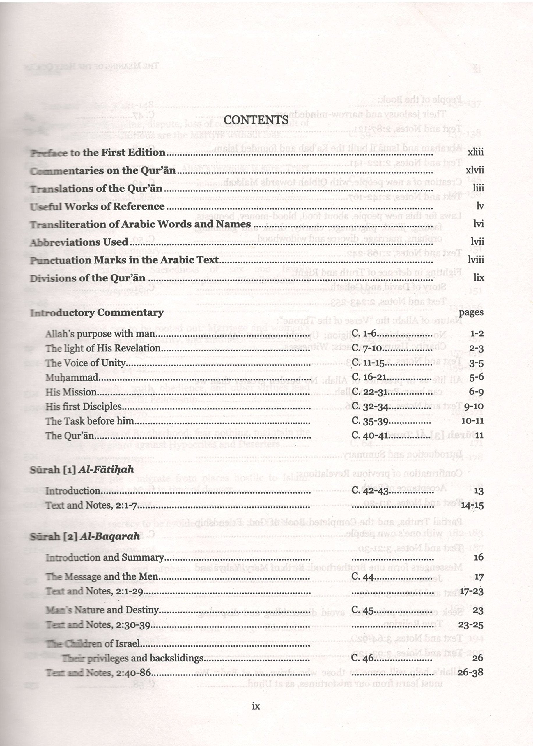 The Meaning of the Holy Qur'an: Complete Translation with Selected Notes,Used