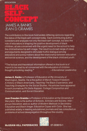 Black SelfConcept: Implications For Education and Social Science,Used