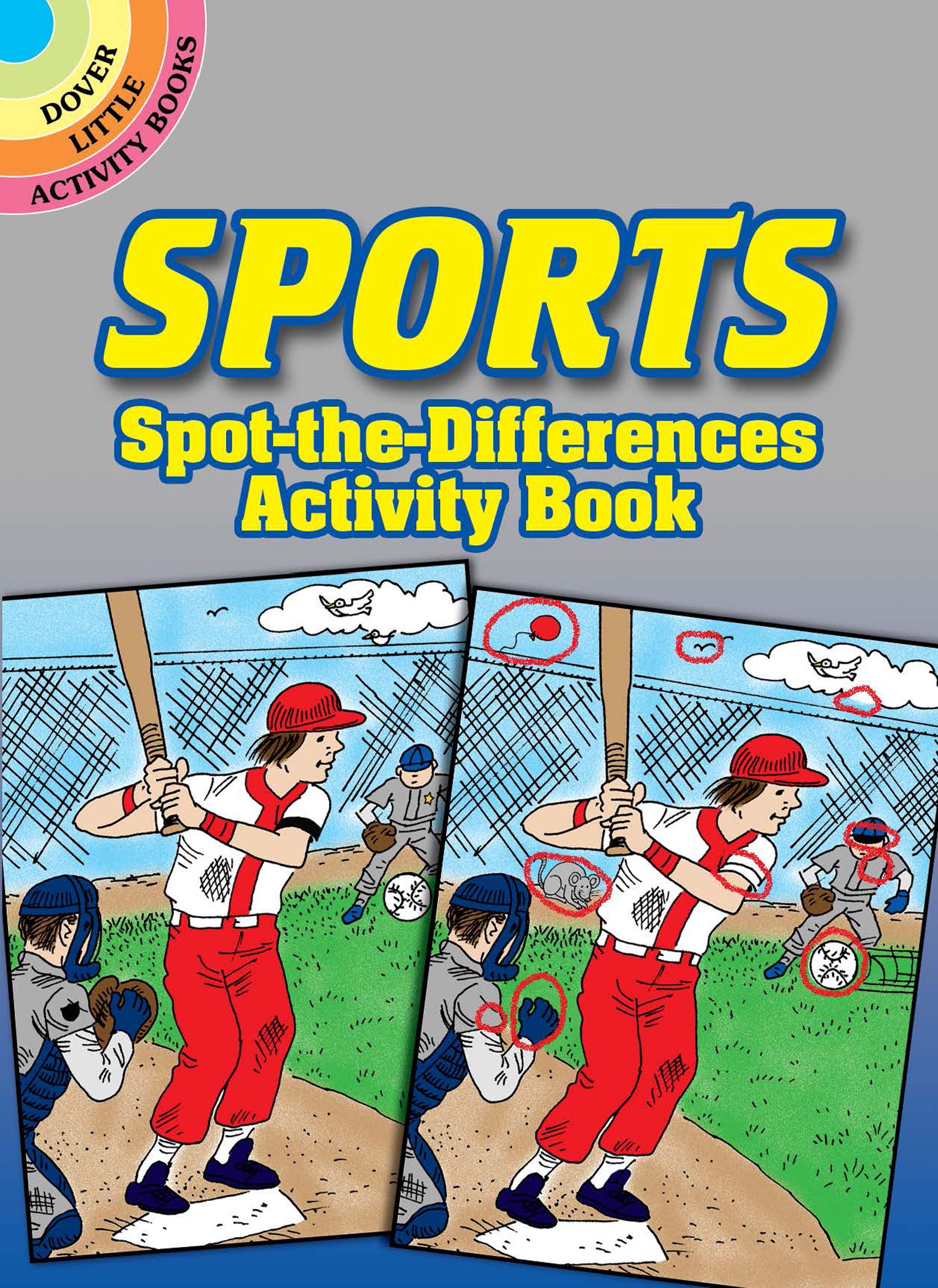 Sports SpottheDifferences Activity Book (Dover Little Activity Books),Used