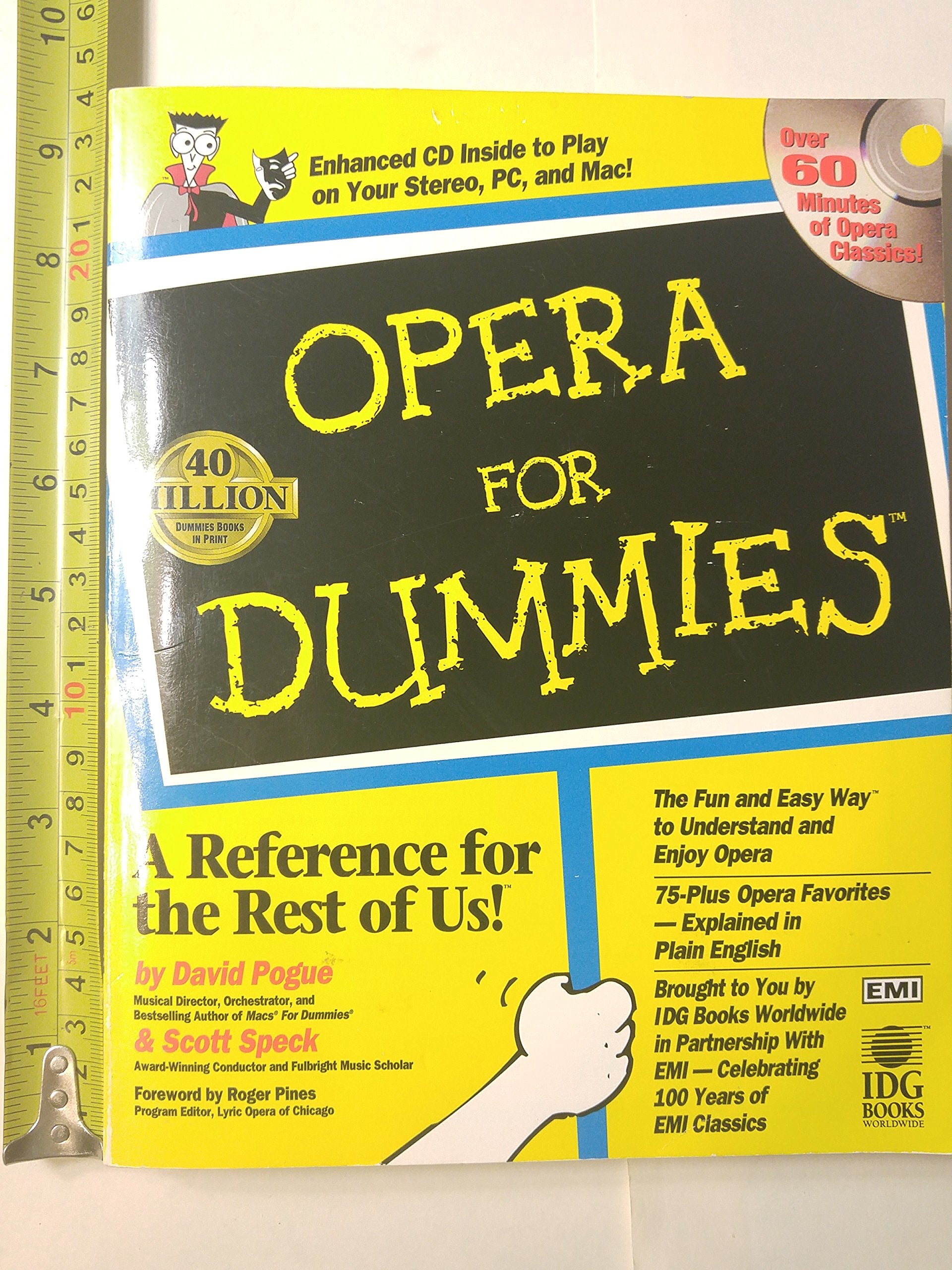 Opera For Dummies,New