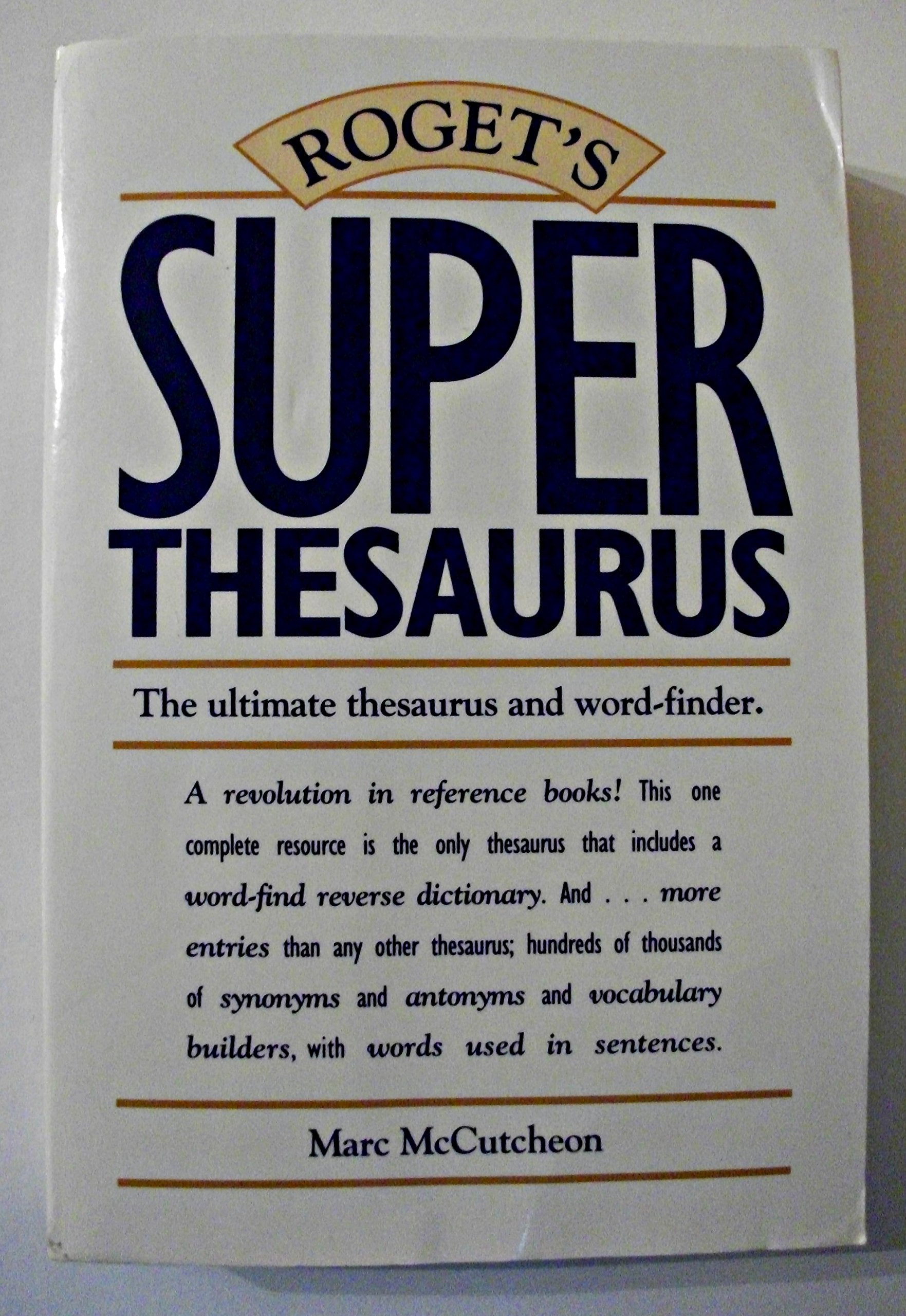 Rogets Super Thesaurus,Used