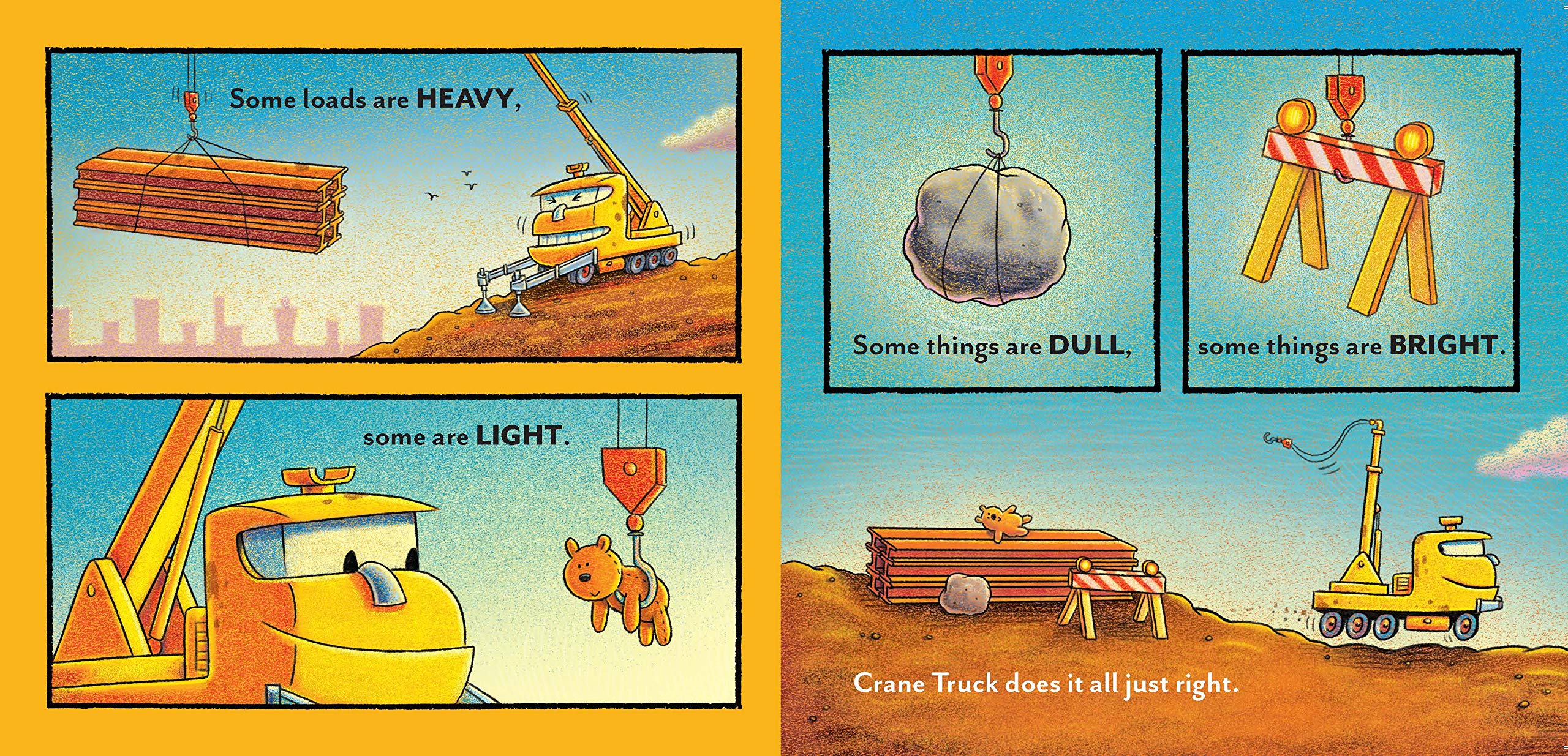 Crane Truck's Opposites: Goodnight, Goodnight, Construction Site,New