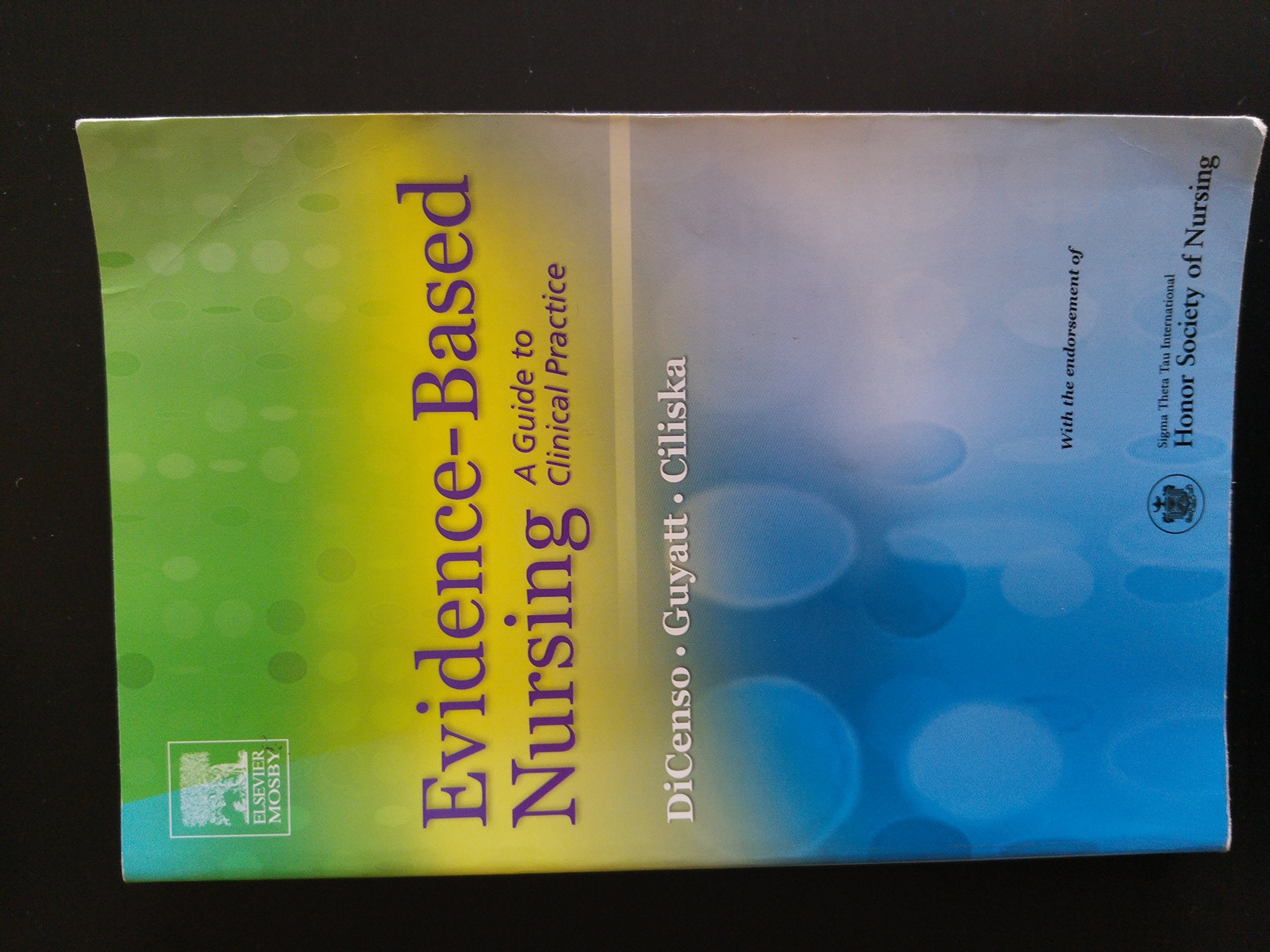 Evidencebased Nursing: A Guide To Clinical Practice