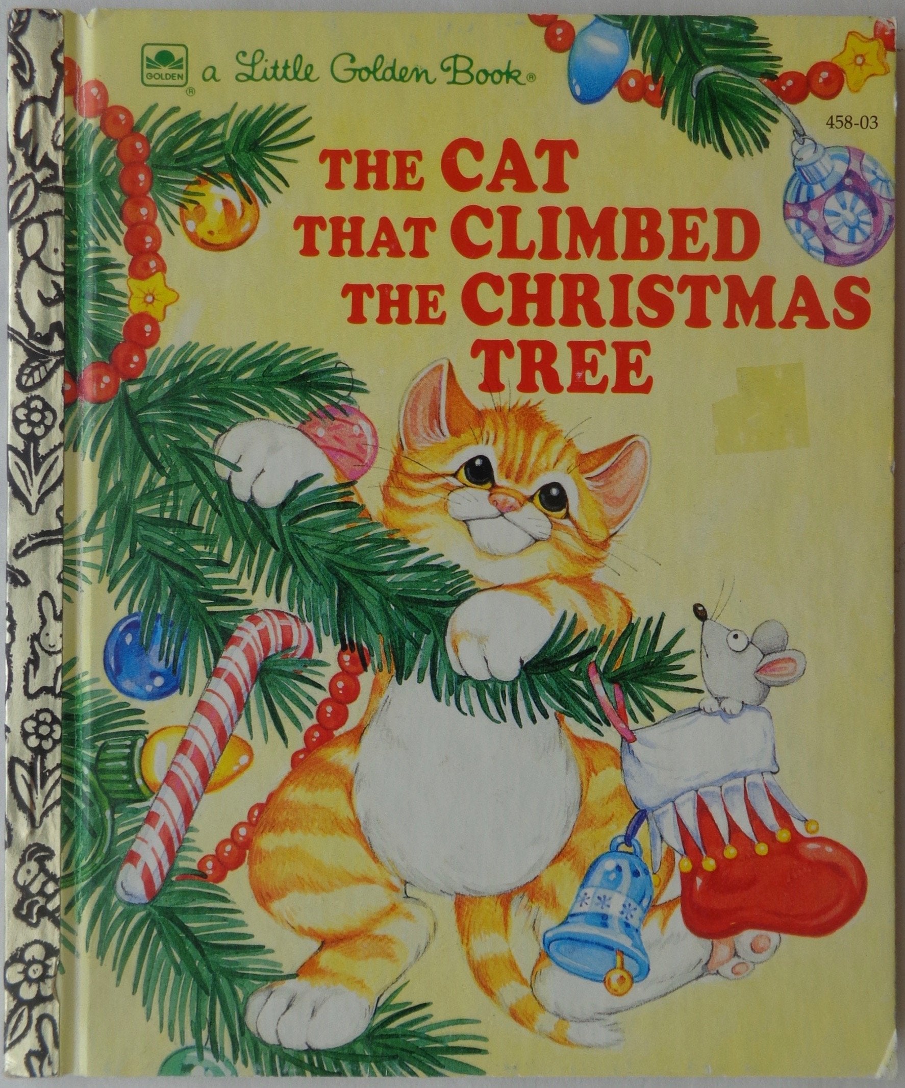 The Cat That Climbed the Christmas Tree (Little Golden Book),New