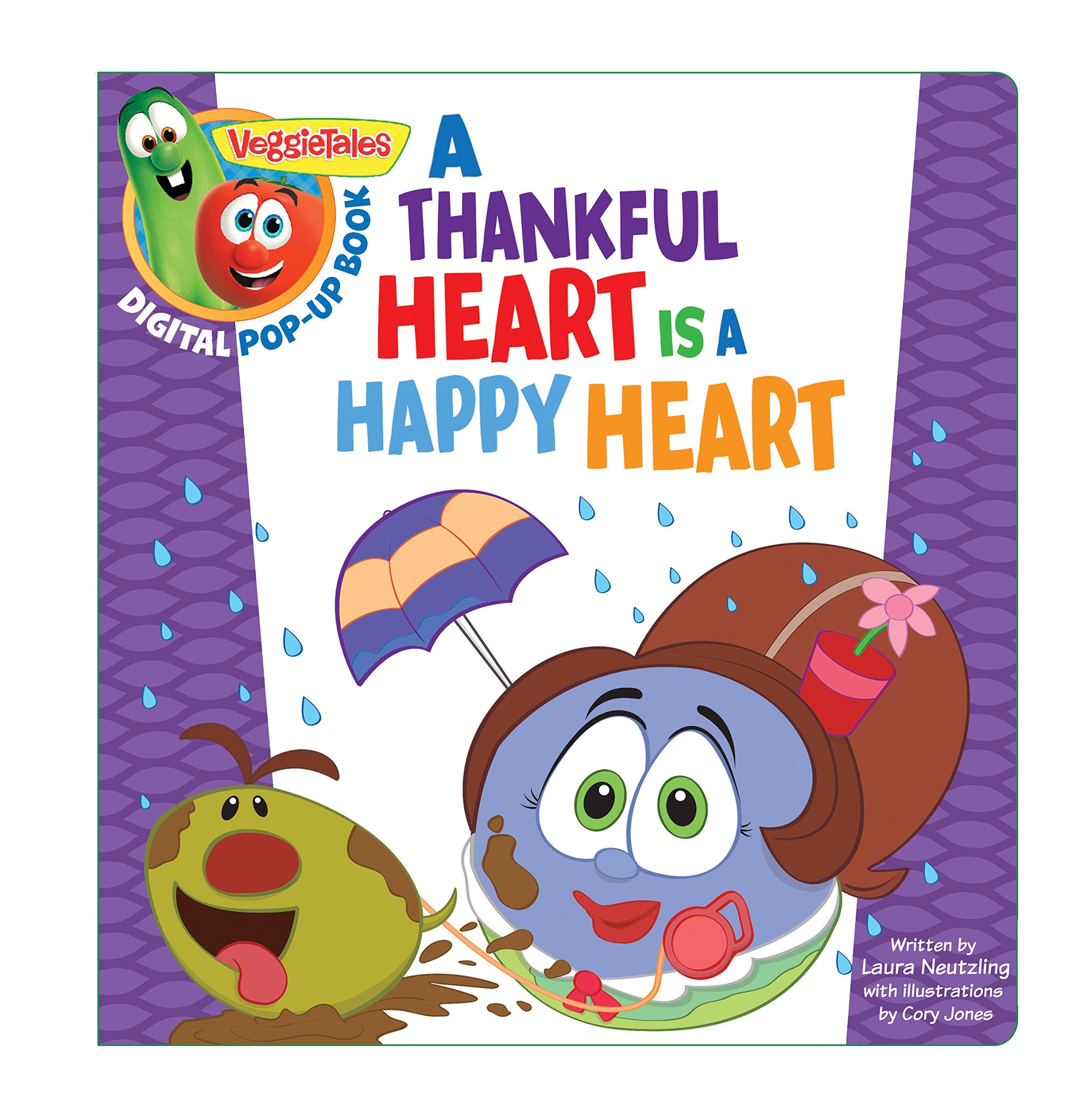 VeggieTales: A Thankful Heart Is a Happy Heart, a Digital PopUp Book (padded),Used