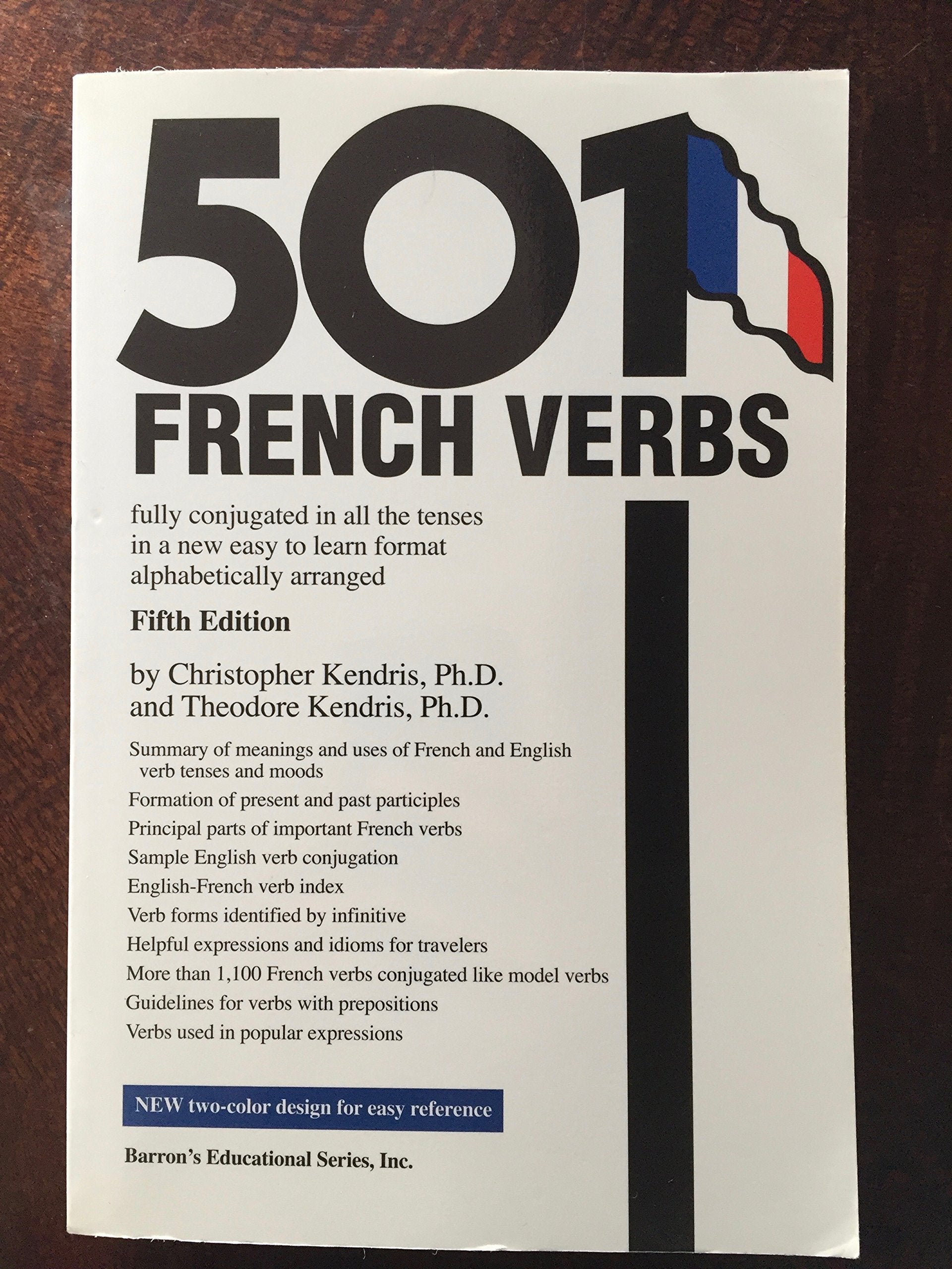 501 French Verbs (Barron'S 501 French Verbs) (English And French Edition),Used