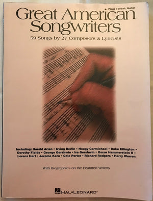 Great American Songwriters Piano, Vocal and Guitar Chords,Used