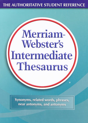 MerriamWebster's Intermediate Thesaurus,Used