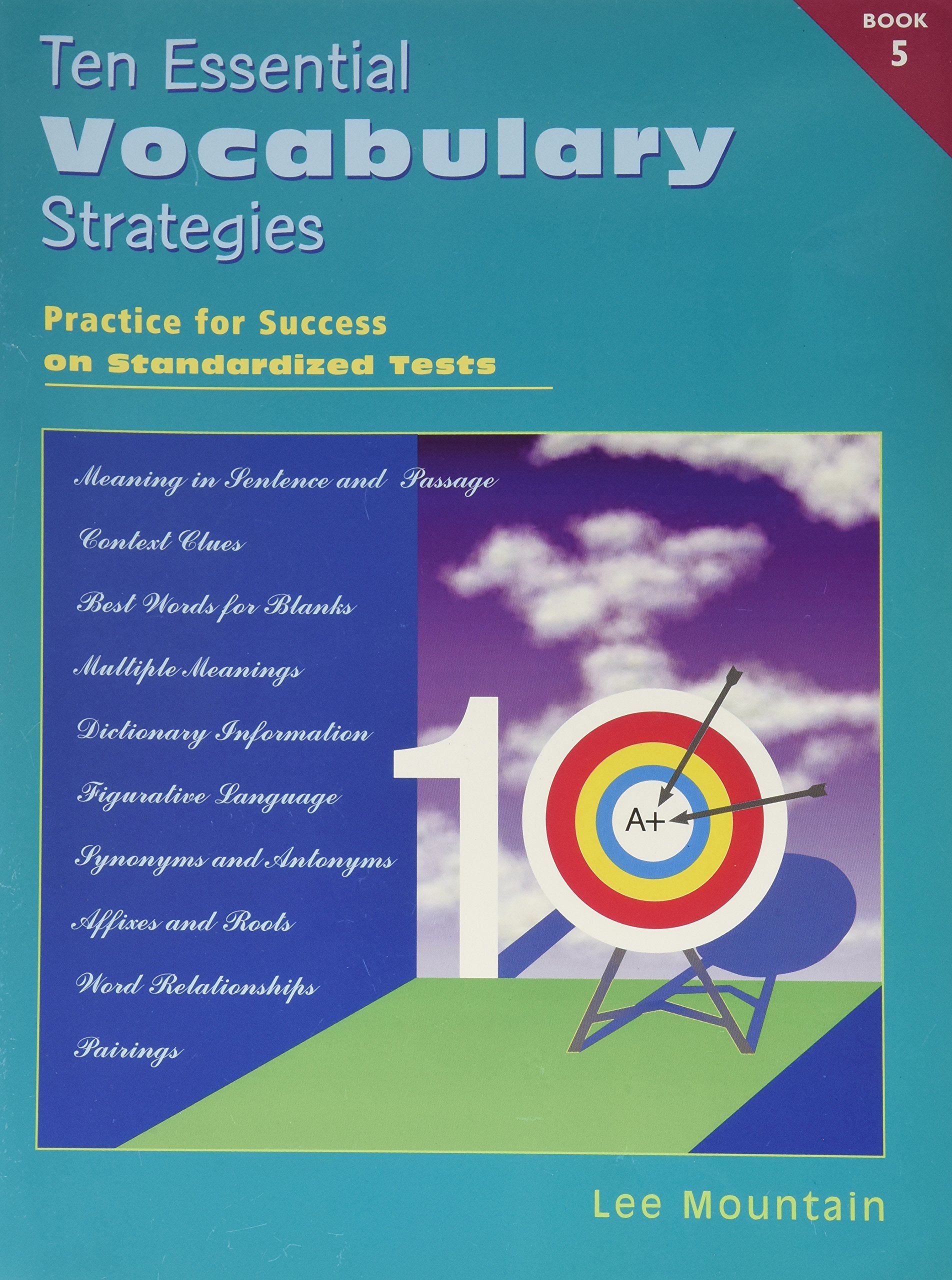 Ten Essential Vocabulary Strategies: Practice for Success on Standardized Tests Book 5,Used