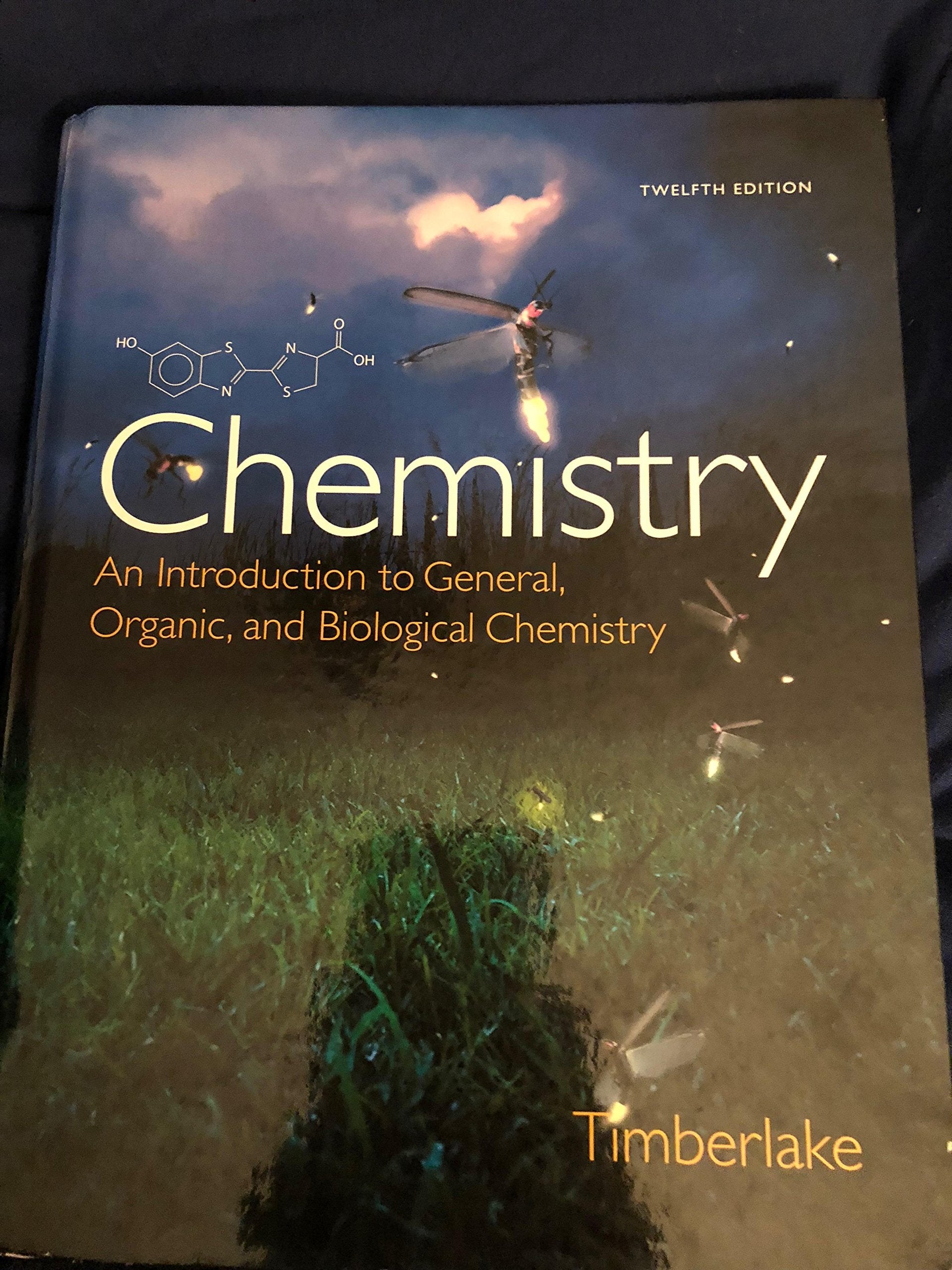 Chemistry: An Introduction To General, Organic, And Biological Chemistry (12Th Edition)  Standalone Book,Used