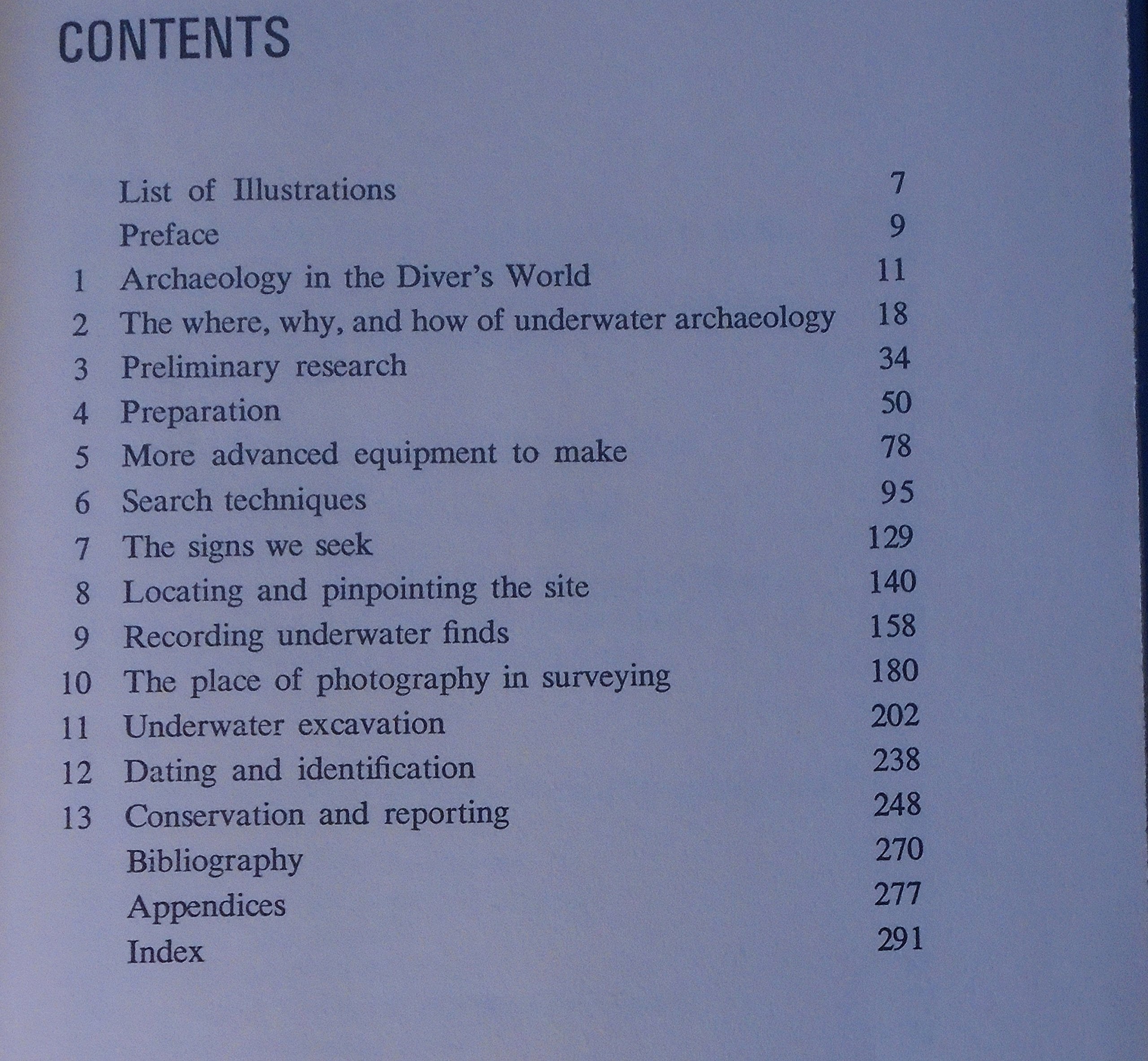 Nautical archaeology;: A handbook for skin divers,Used